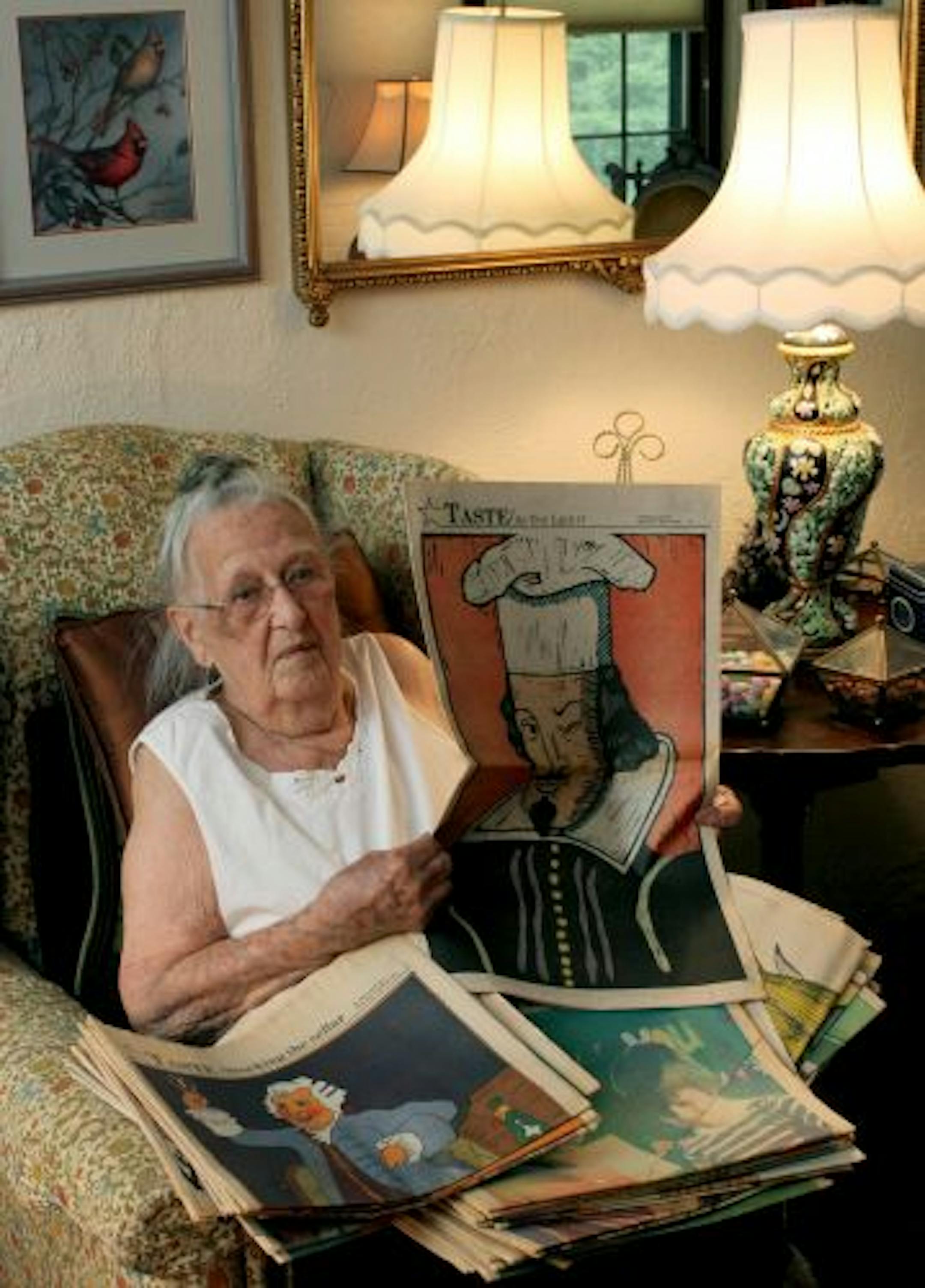 97-year-old Helen Porter has kept every Taste section since the Star Tribune started the section.