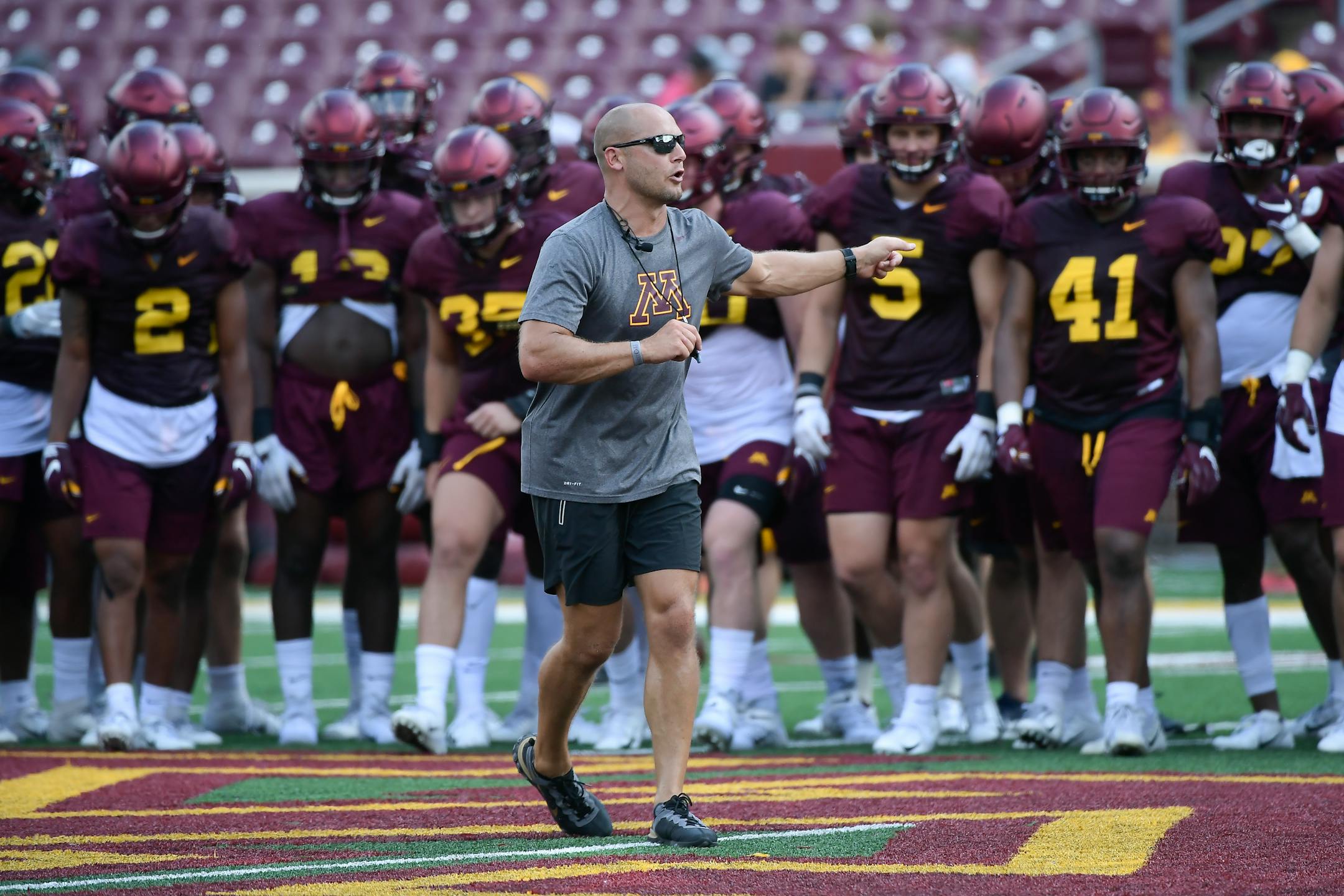 Gophers coach P.J. Fleck
