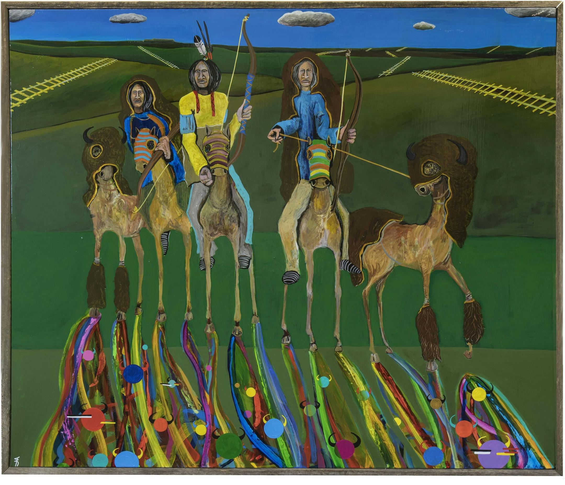 "Keepers of the Sacred Hunt" by Denton Fast Whirlwind.