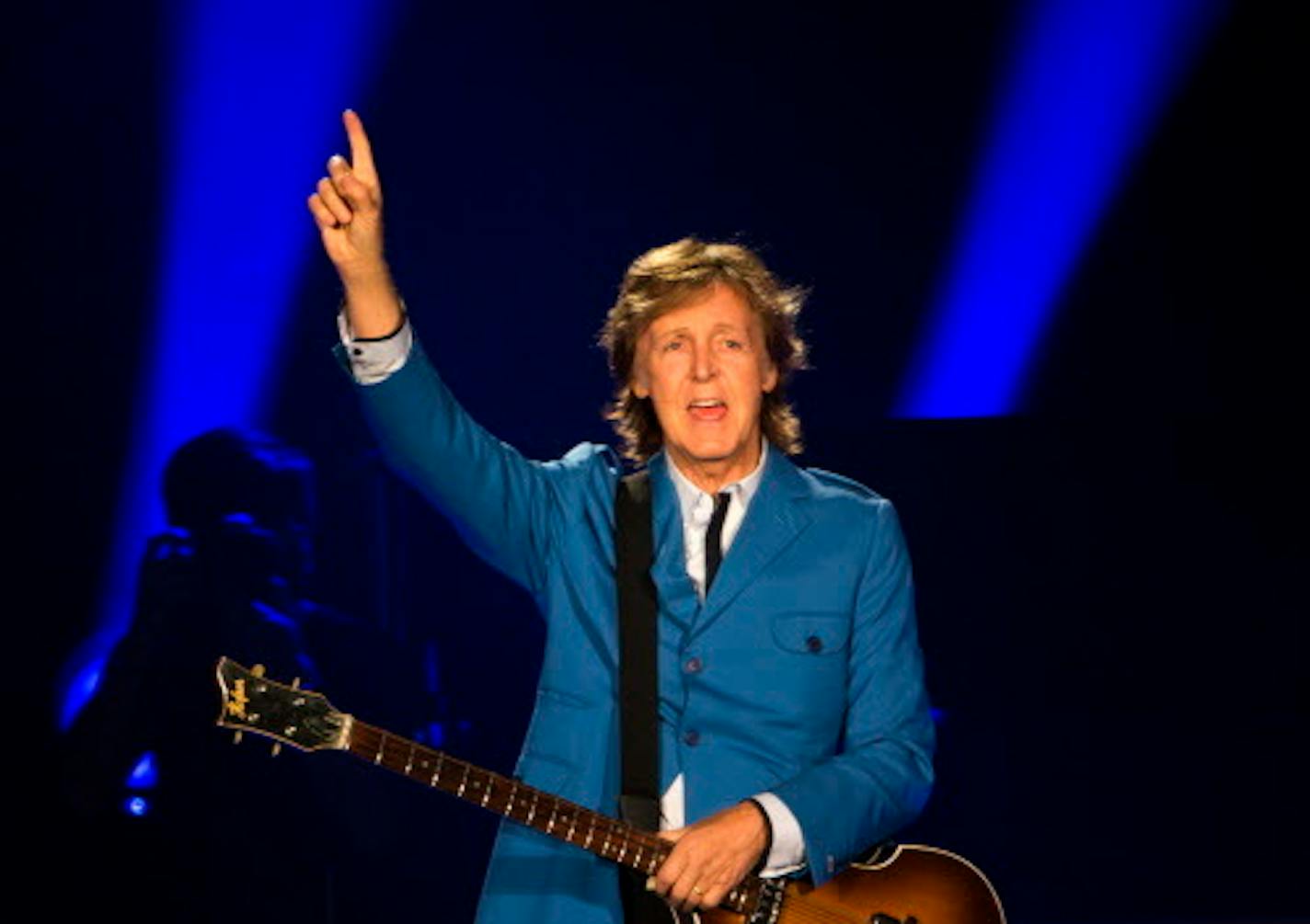 Paul McCartney at Target Center in 2014.