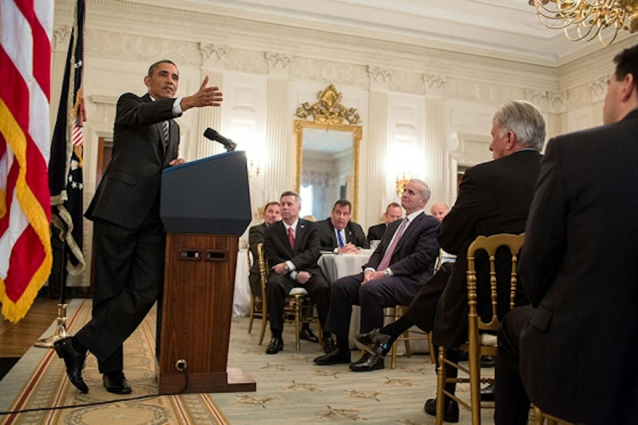 President Obama speaks to the nation's governors