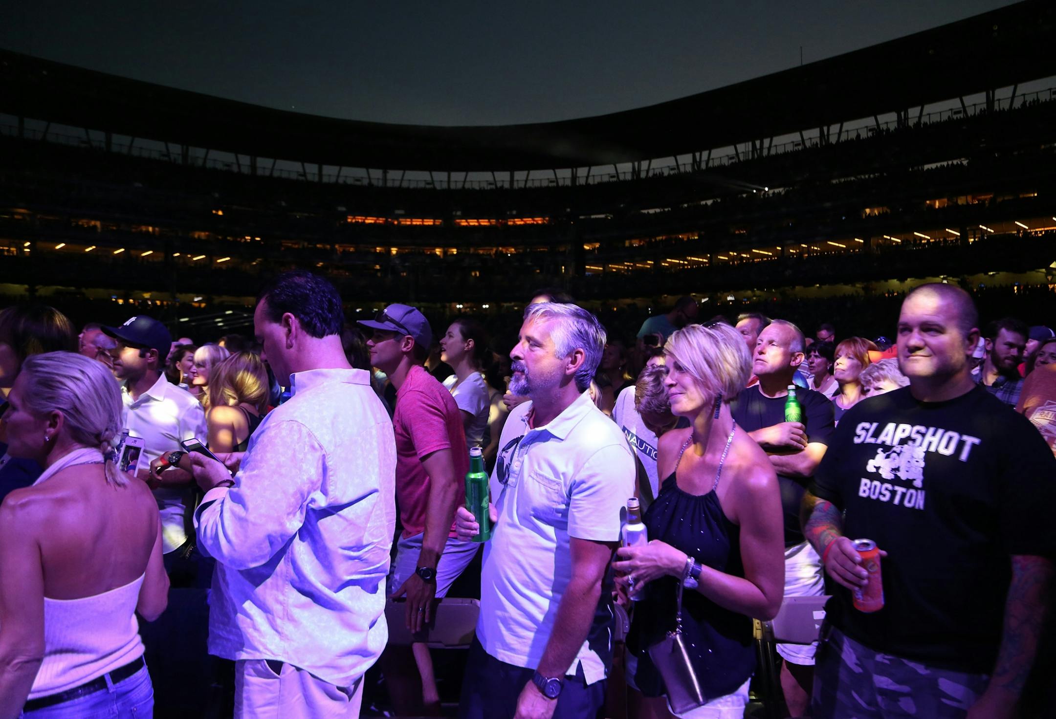 Fans take in Billy Joel in concert Friday, July 28, 2017, at Target Field in Minneapolis, MN.