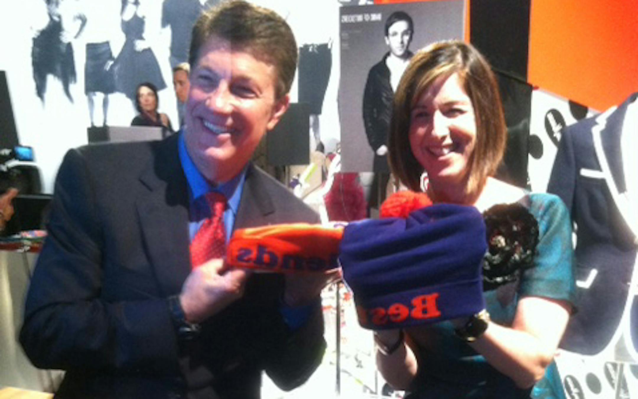 Target CEO Gregg Steinhafel and Neiman Marcus CEO Karen Katz