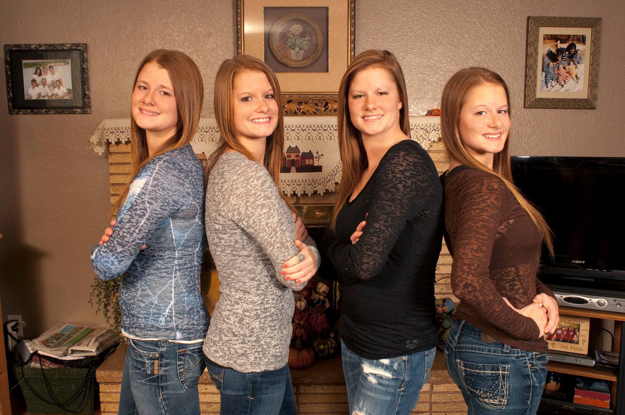 L to R: Calli, Kendra, Megan and Sarah Durst