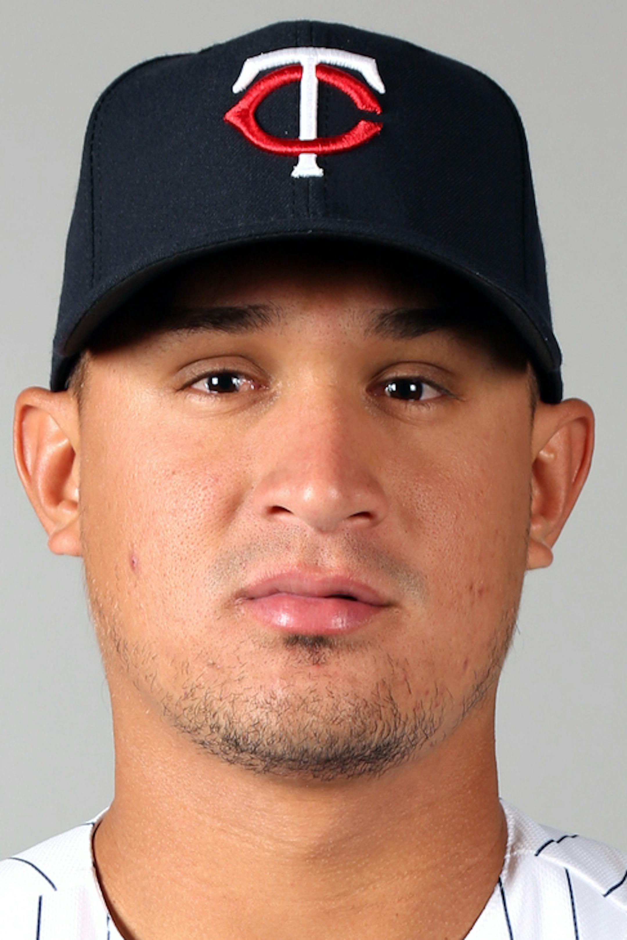 FORT MYERS, FL - FEBRUARY 19: Oswaldo Arcia (78) of the Minnesota Twins poses during Photo Day on Tuesday, February 19, 2013 at Hammond Stadium in Fort Myers, Florida. (Photo by Robbie Rogers/MLB Photos via Getty Images) *** Local Caption *** Oswaldo Arcia ORG XMIT: 159448017