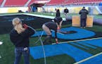 Iowa State horticulture student helps prep Super Bowl 50 field