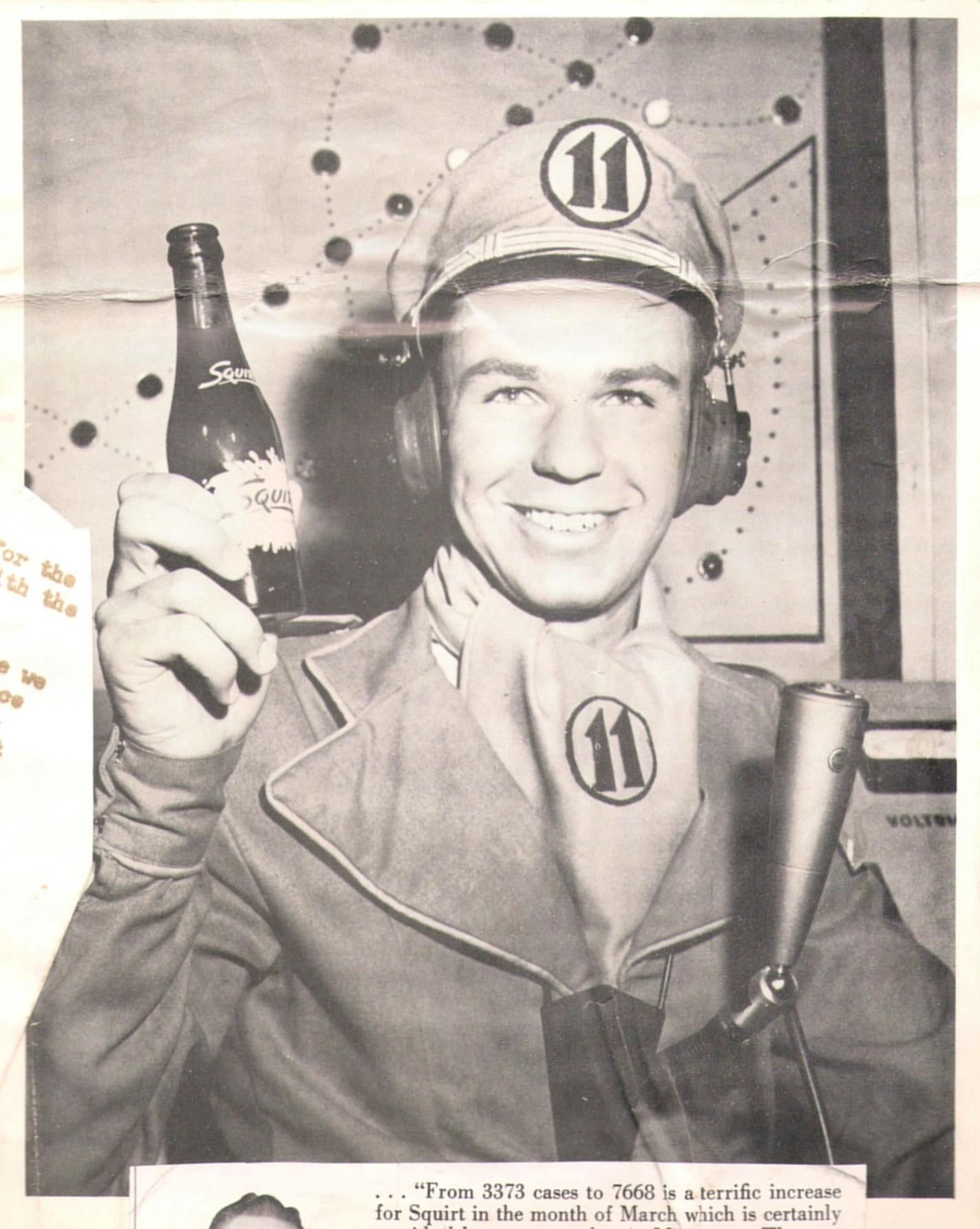 Jim Lange as "Captain 11" on Twin Cities television in the mid-1950s.