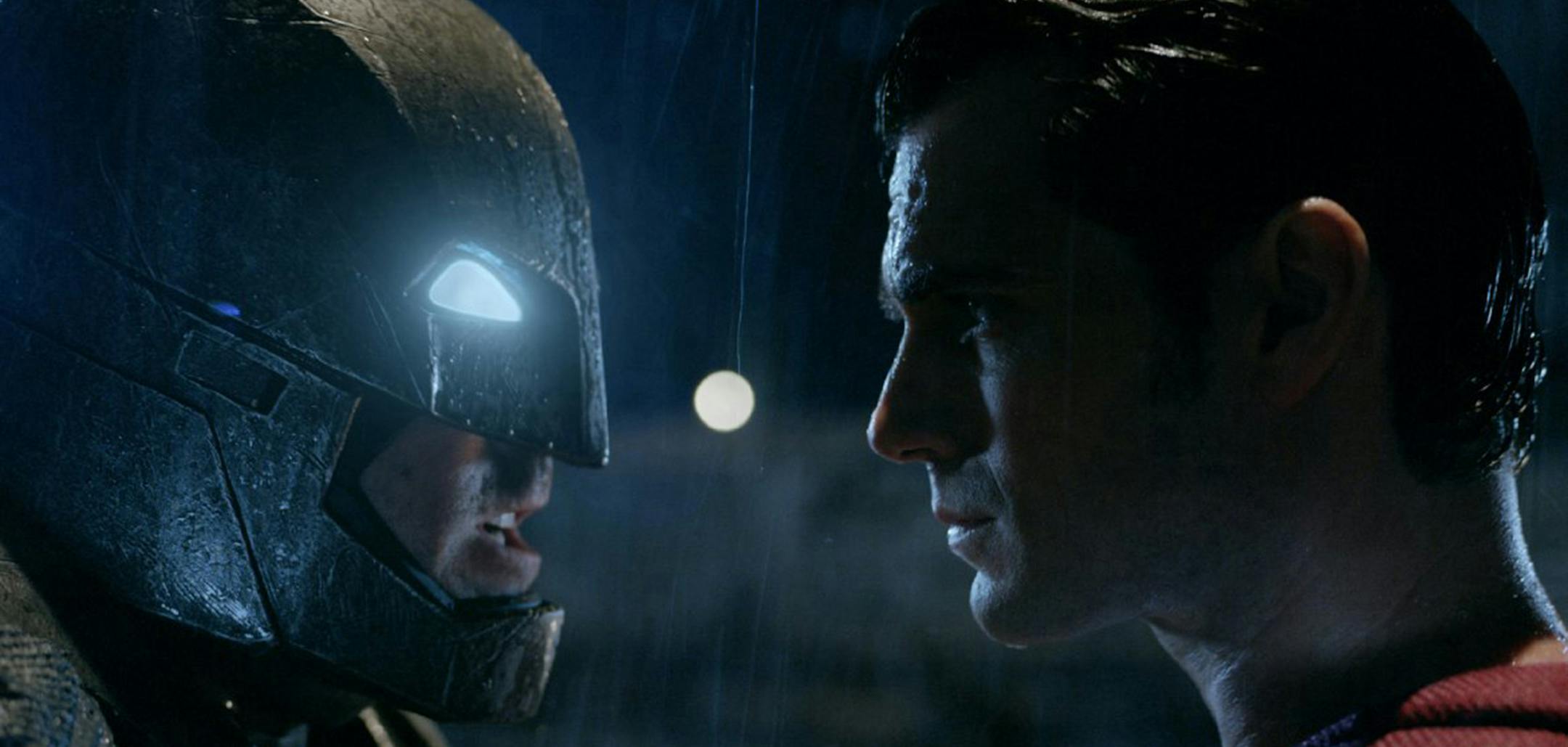 Ben Affleck and Henry Cavill in "Batman vs. Superman: Dawn of Justice." (Warner Bros. Entertainment Inc.) ORG XMIT: 1187465