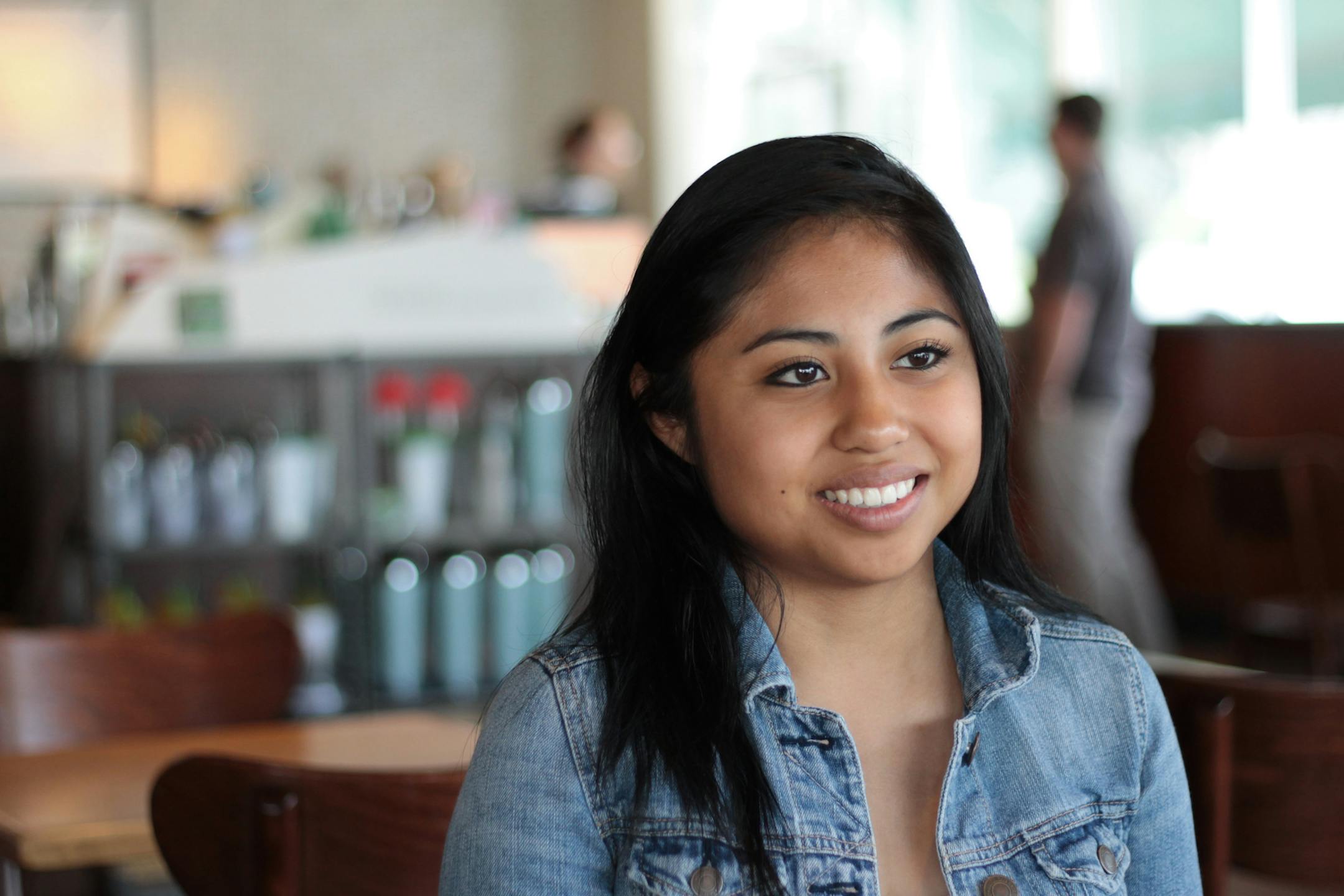 Washburn High School sophomore Rosa Johnson, 15, is part of a group of friends in Minneapolis that puts their phones away when they hang out. She believes that technology is taking away from teen‚Äôs social abilities. (Photo credit Aidan Haarman)