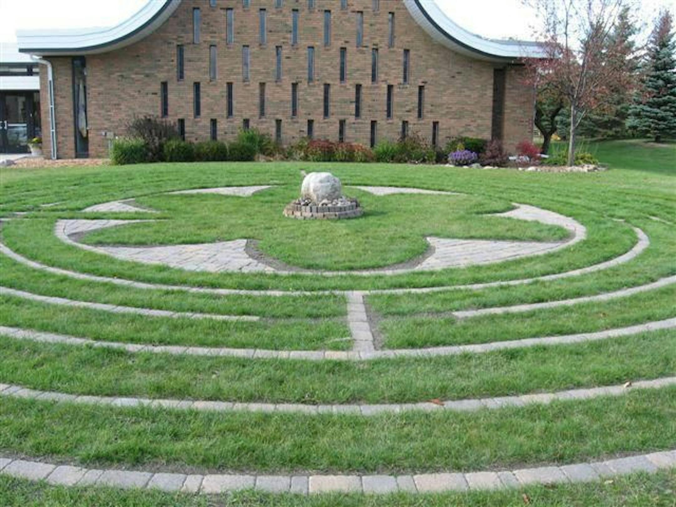 Calvin Presbyterian Church's labyrinth garden