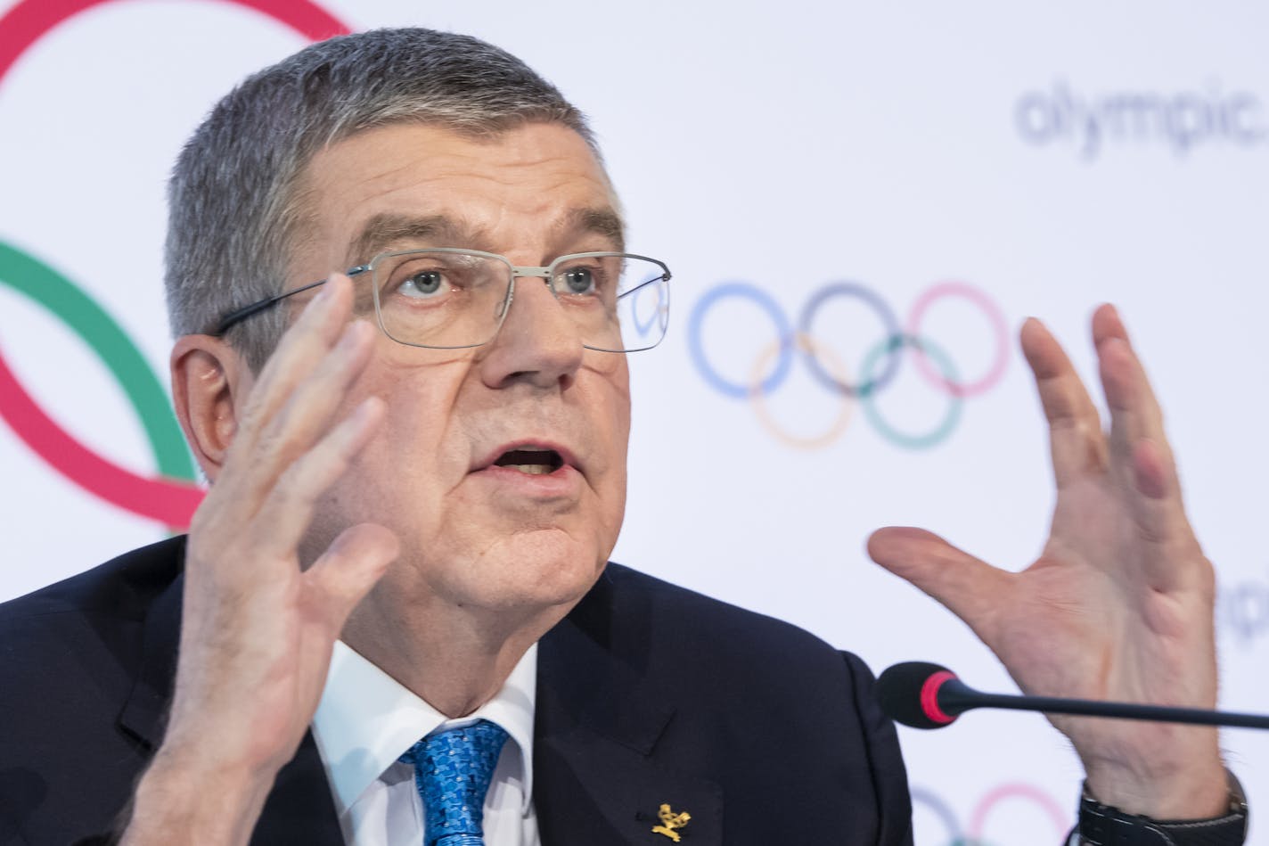 International Olympic Committee President Thomas Bach.