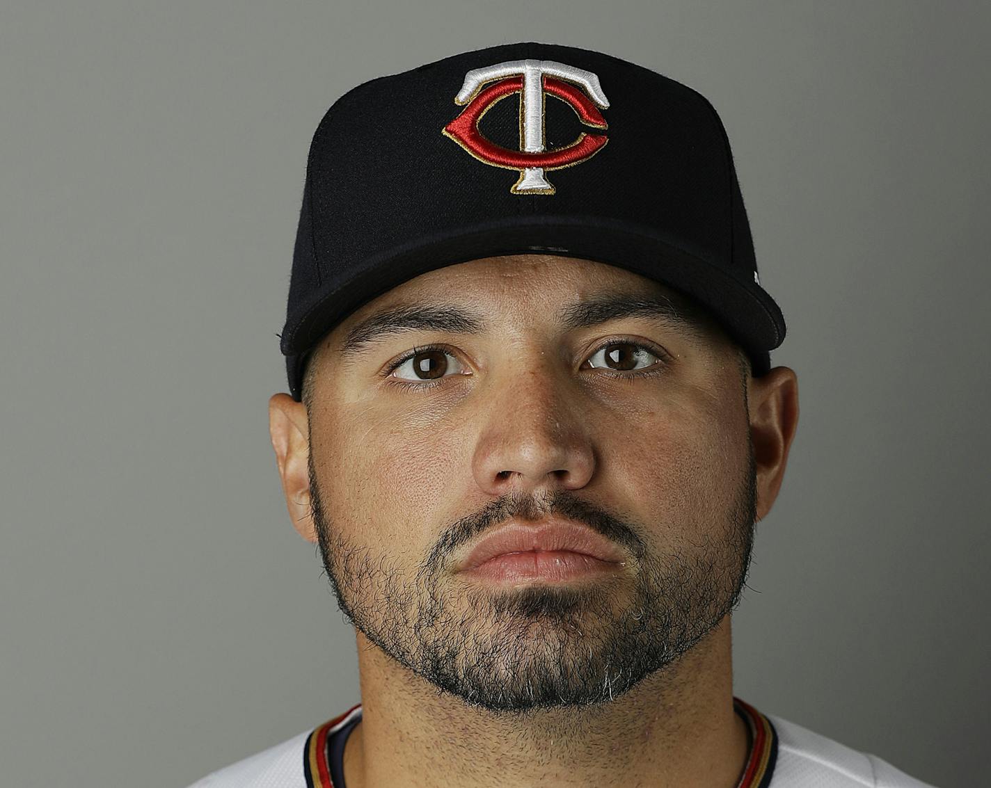 This is a 2017 photo of Hector Santiago of the Minnesota Twins baseball team. This image reflects the 2017 active roster as of Thursday, Feb. 23, 2017 when this image was taken. (AP Photo/David Goldman) ORG XMIT: FLDG101