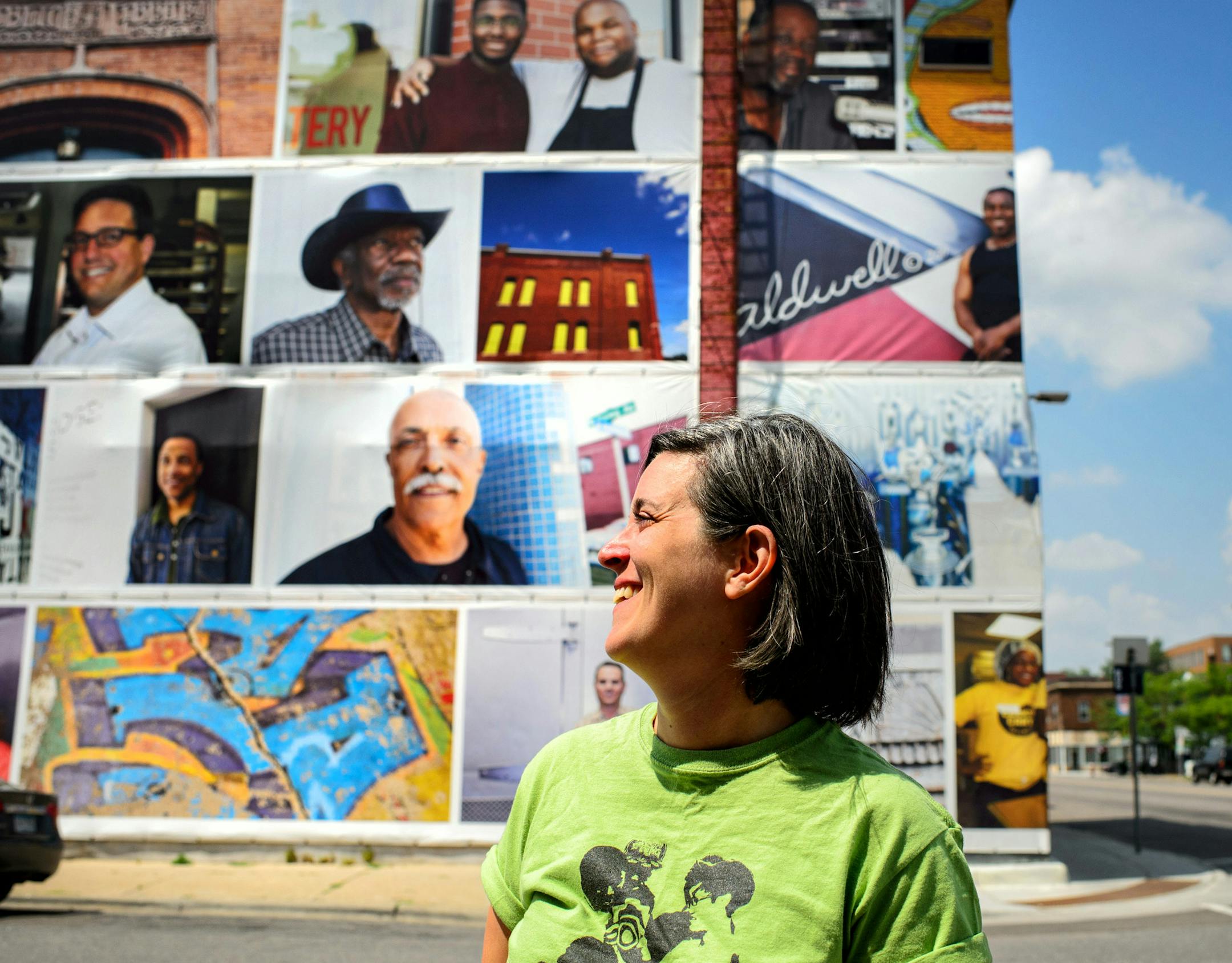 Artistic director Dudley Voight. ] GLEN STUBBE * gstubbe@startribune.com Friday, July 10, 2015 The Flow Northside Arts Crawl, in its tenth year, showcases the growing arts scene in North Minneapolis. Advancing the 7/23 festival. Artistic director Dudley Voight will take us on a tour of murals and galleries along West Broadway -She will take us to a deli where a local artist is putting up new work, the Juxtaposition center where kids are making art, and the Capri theater where kids will be rehear