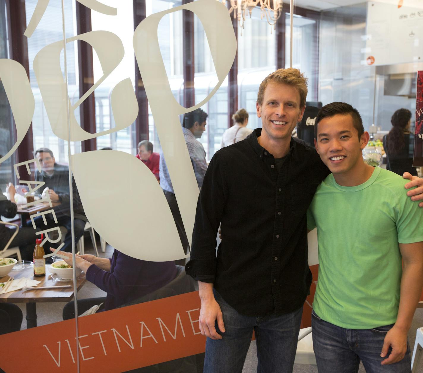 A taste of a half-dozen (relative) newcomers on the Mpls skyway system, including World Cafe, Bep Eatery and Green + the Grain. Here, Bep Eatery owners Mark and Thanh Myre. ] Brian.Peterson@startribune.com Minneapolis, MN - 01/28/2016