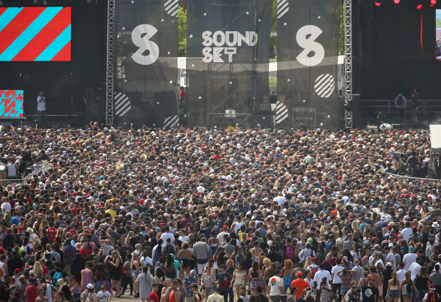 Soundset moved to the Minnesota State Fairgrounds' sprawling midway area in 2016.