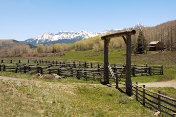 "Rural scene in Colorado, USA."