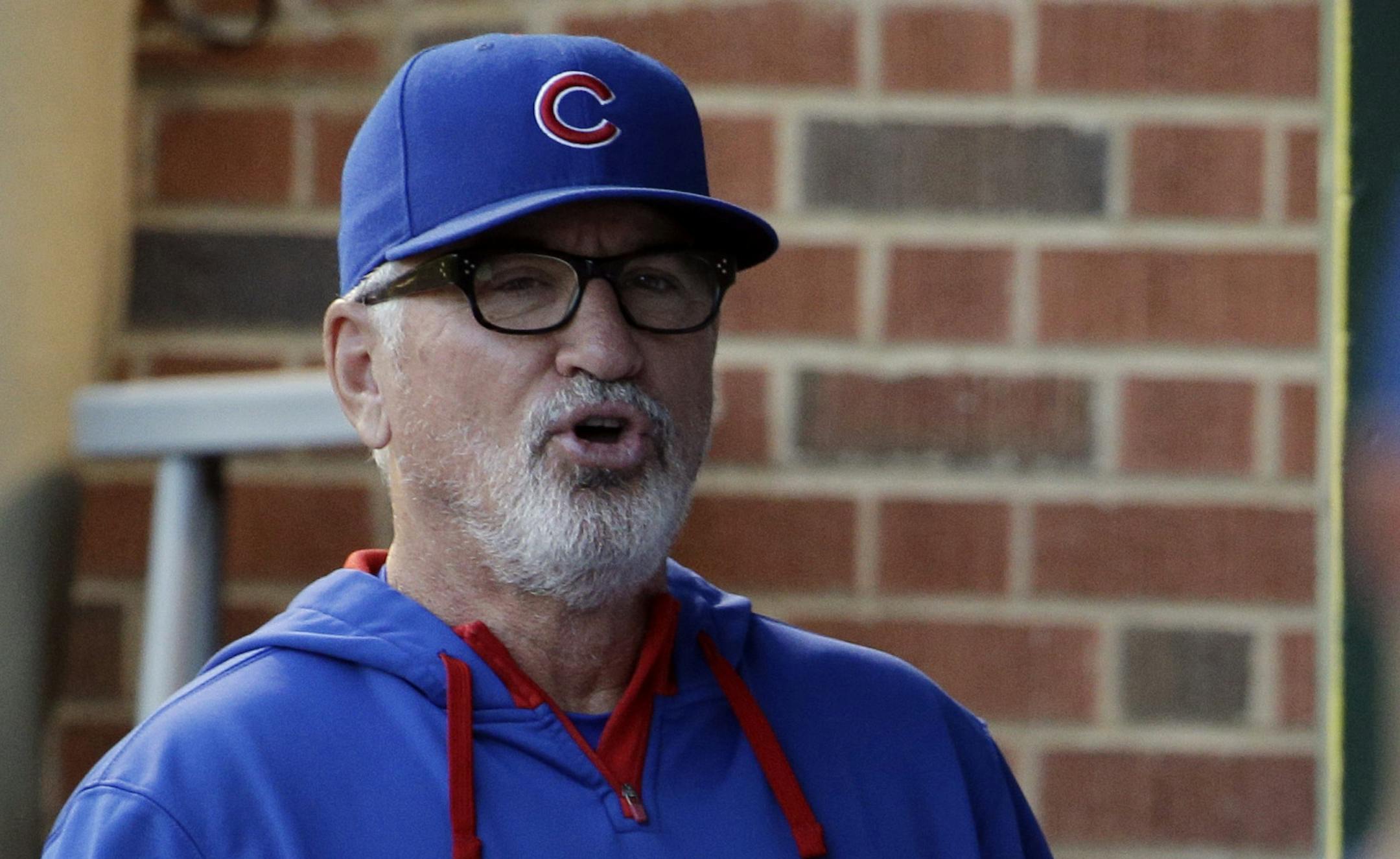 Chicago Cubs manager Joe Maddon