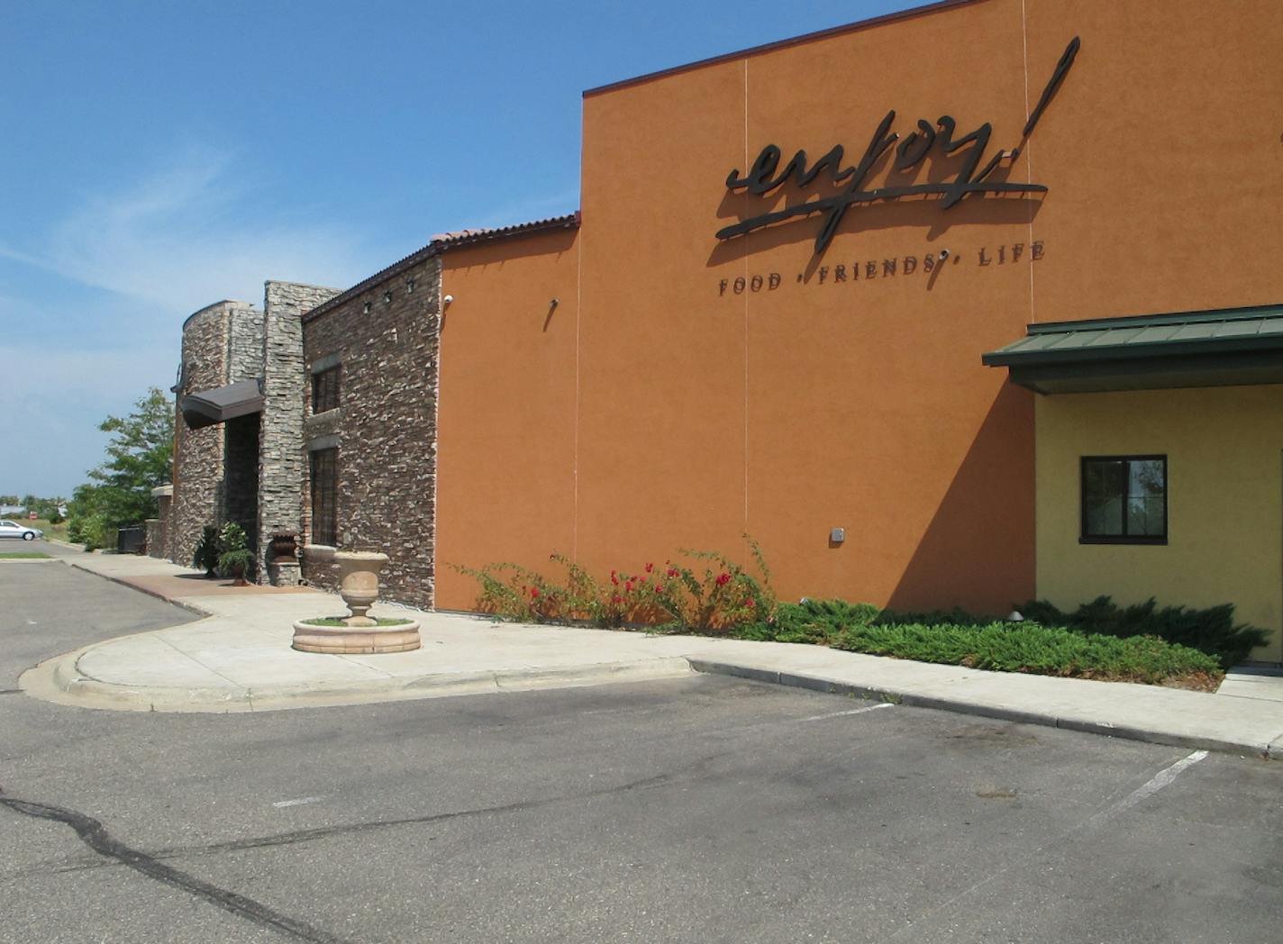 Photo by Susan Feyder Enjoy! A fine-dining restaurant in the Central Village area of Apple Valley, closed its doors last week.