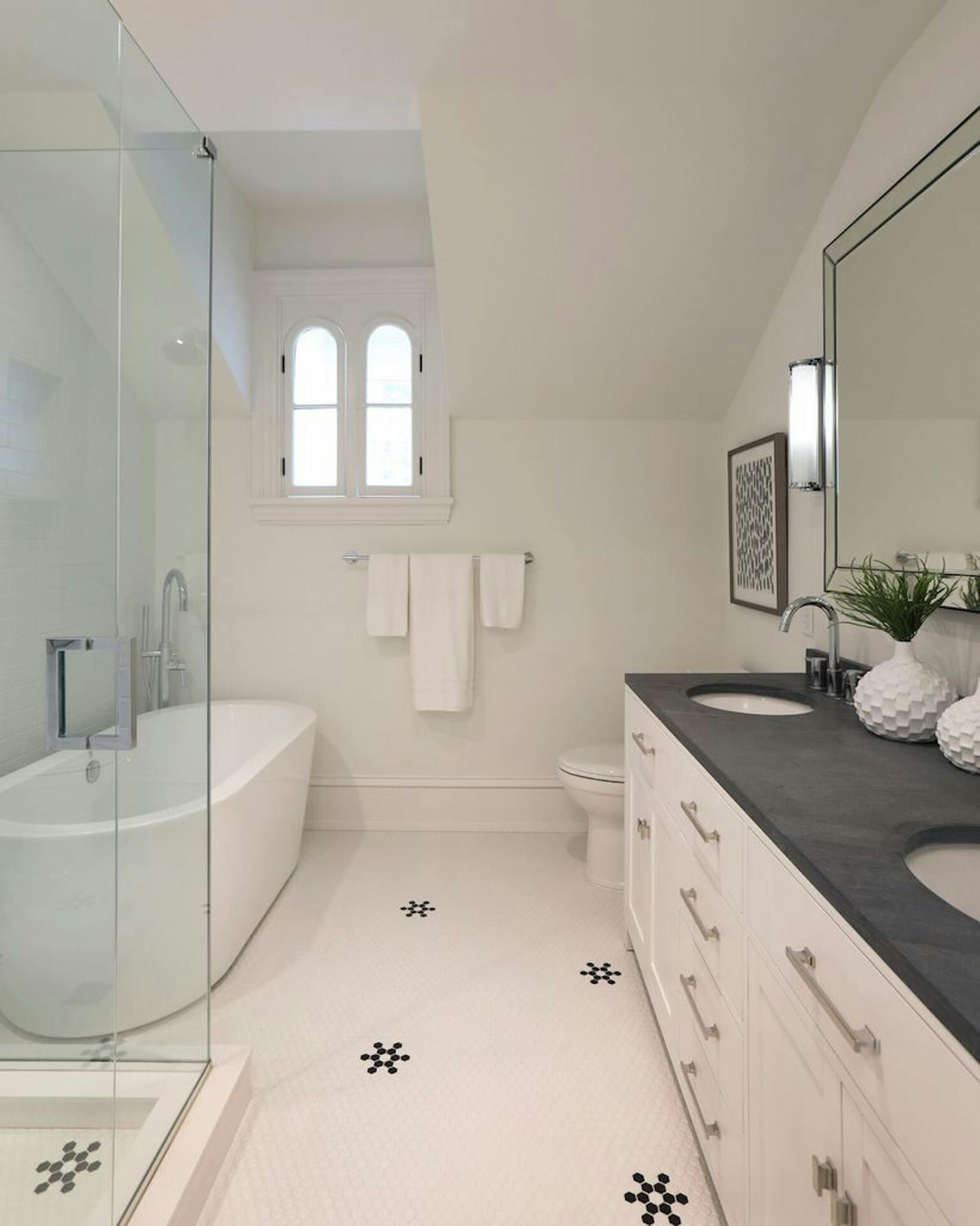 Another bathroom, one of three in the home.