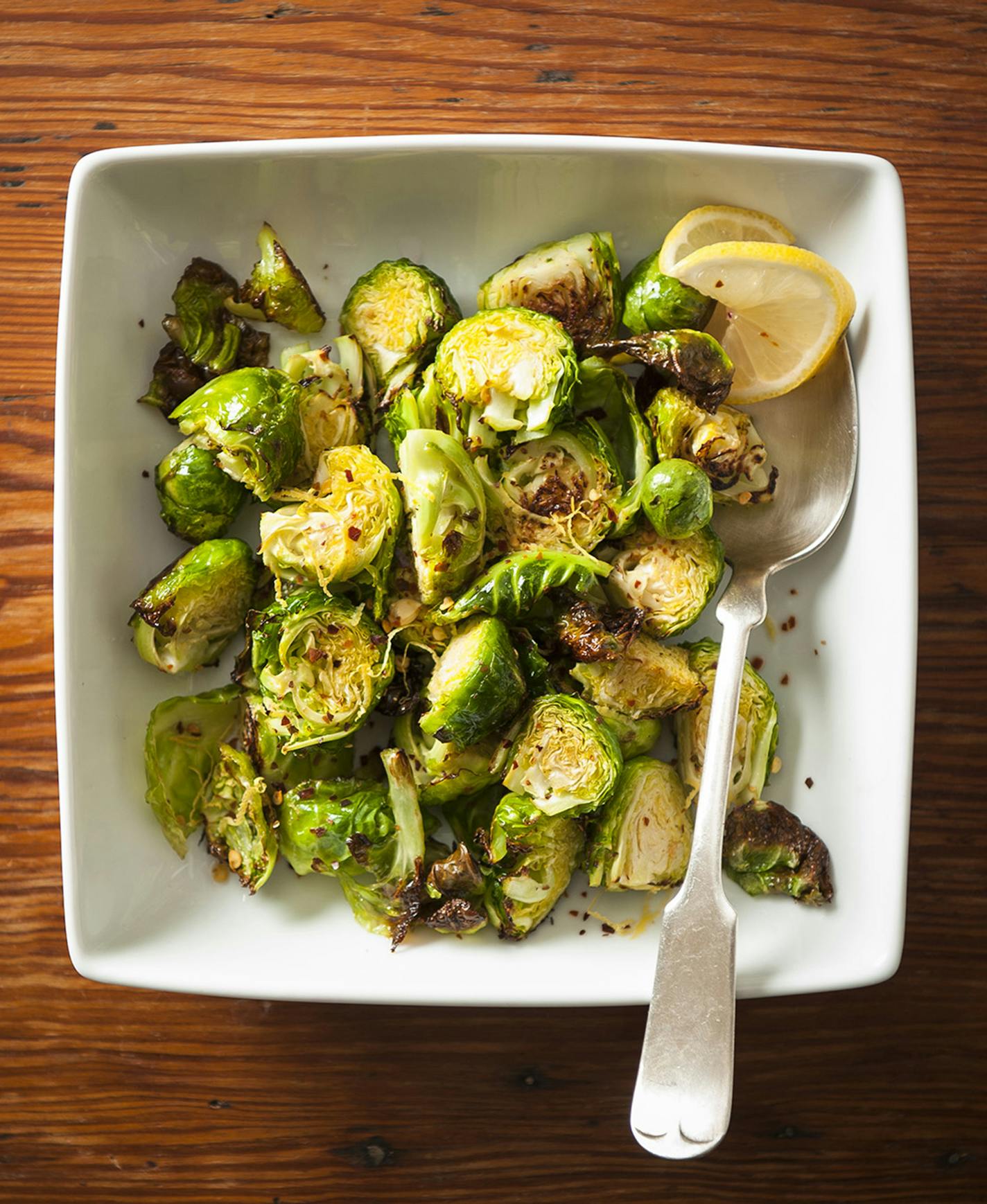 Mette Nielsen, Special to the Star Tribune Thanksgiving side dishes: Hot and Tangy Roasted Brussels Sprouts