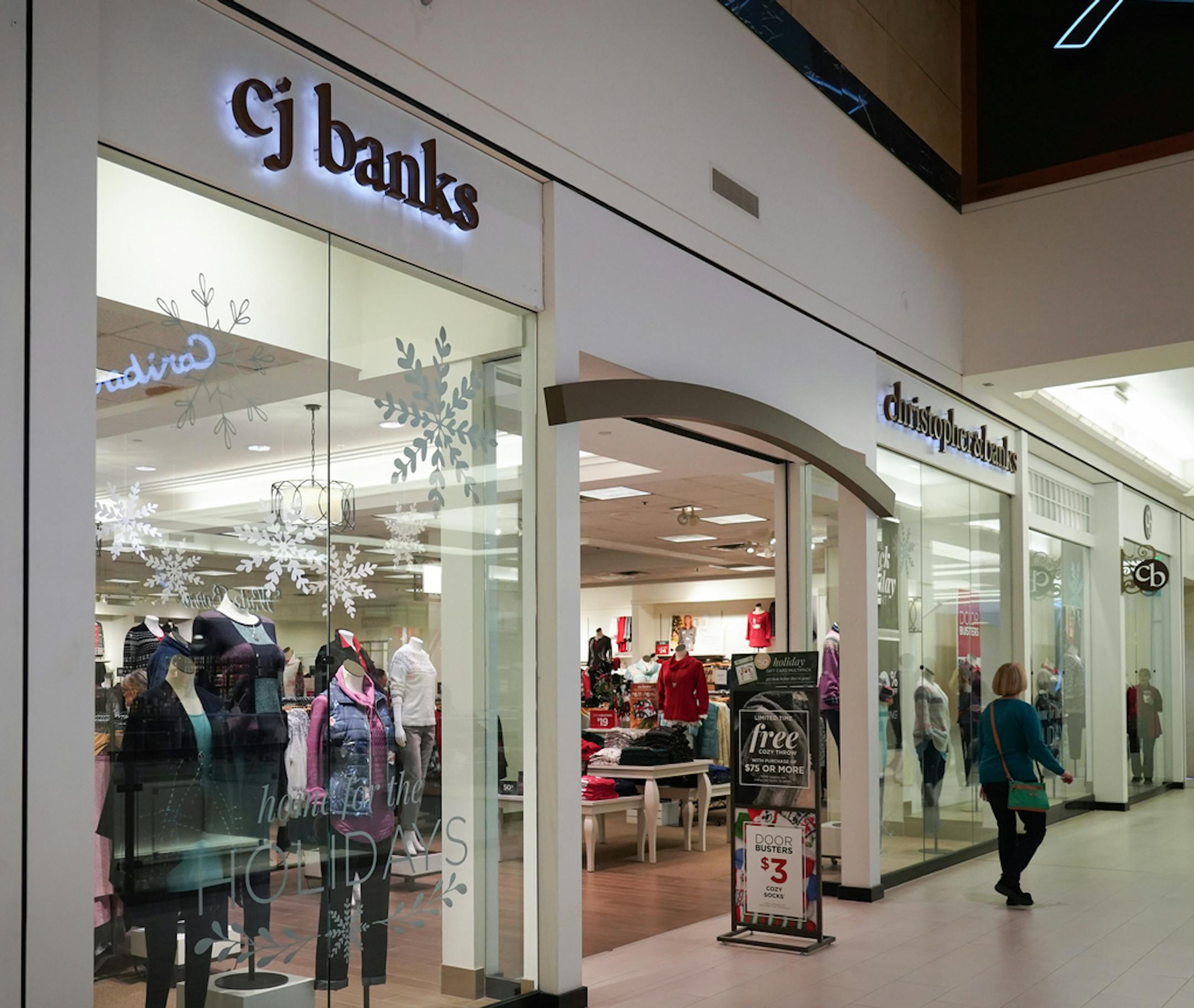 Shoppers in the Christopher & Banks store on Black Friday 2019 at the Mall of America in Bloomington.