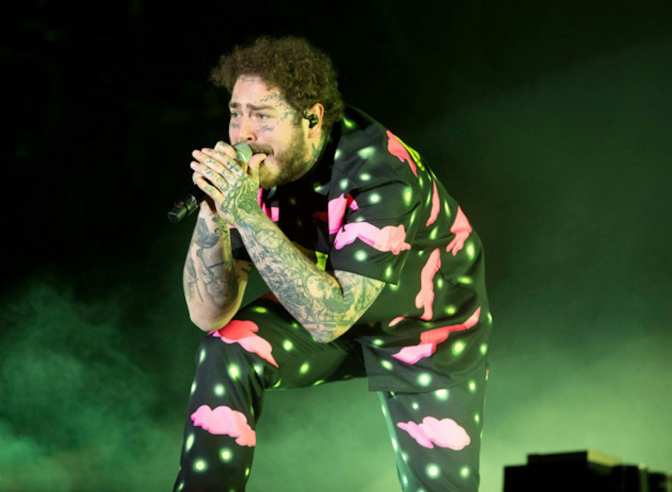 Post Malone co-headlined the Firefly Festival in Delaware last month. / Owen Sweeney, Invision/AP