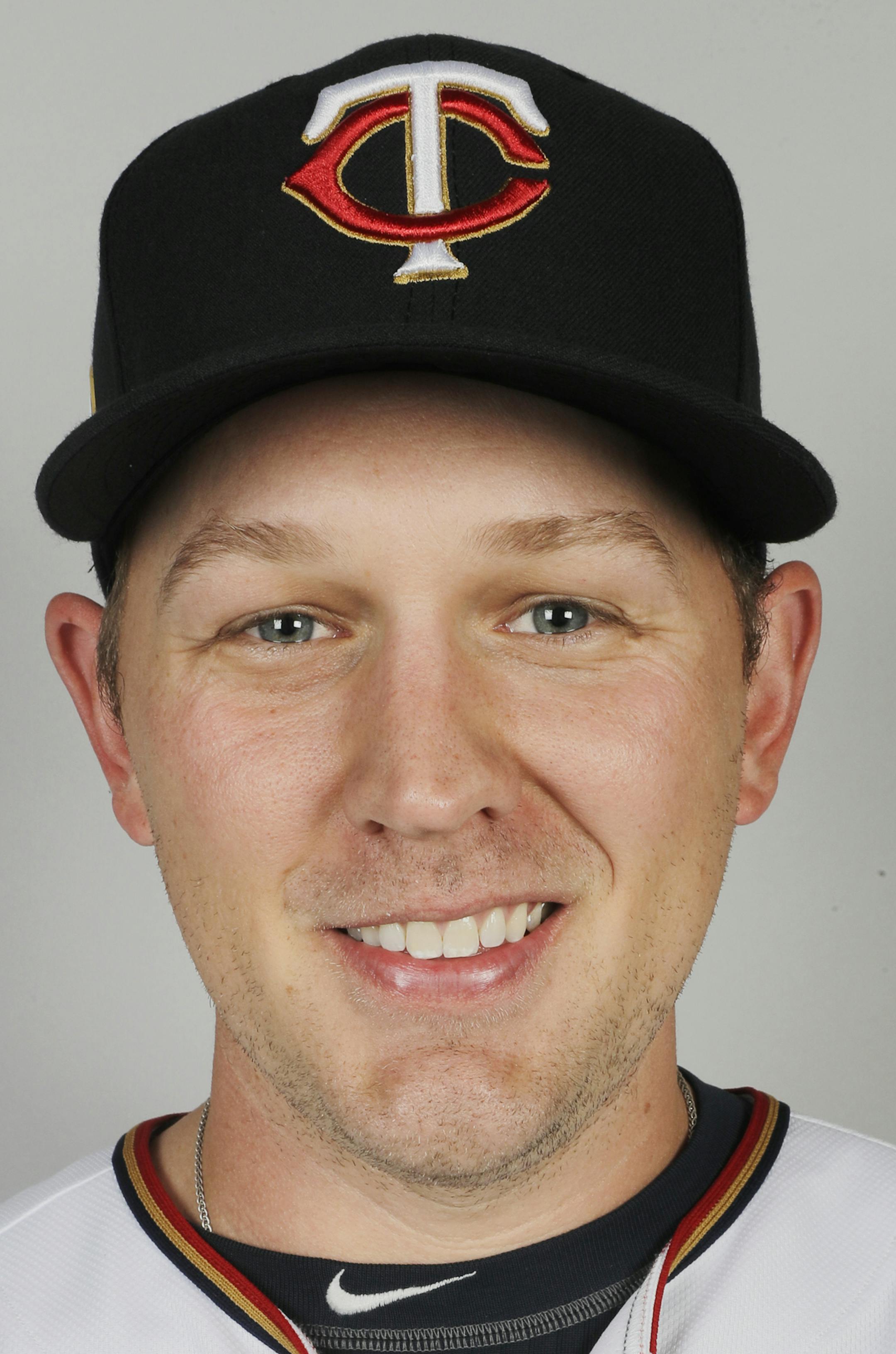 This is a 2020 photo of Tyler Duffey of the Minnesota Twins baseball team. This image reflects the Twins 2020 active roster as of Thursday, Feb. 20, 2020, when this image was taken. (AP Photo/Brynn Anderson) ORG XMIT: FLBA