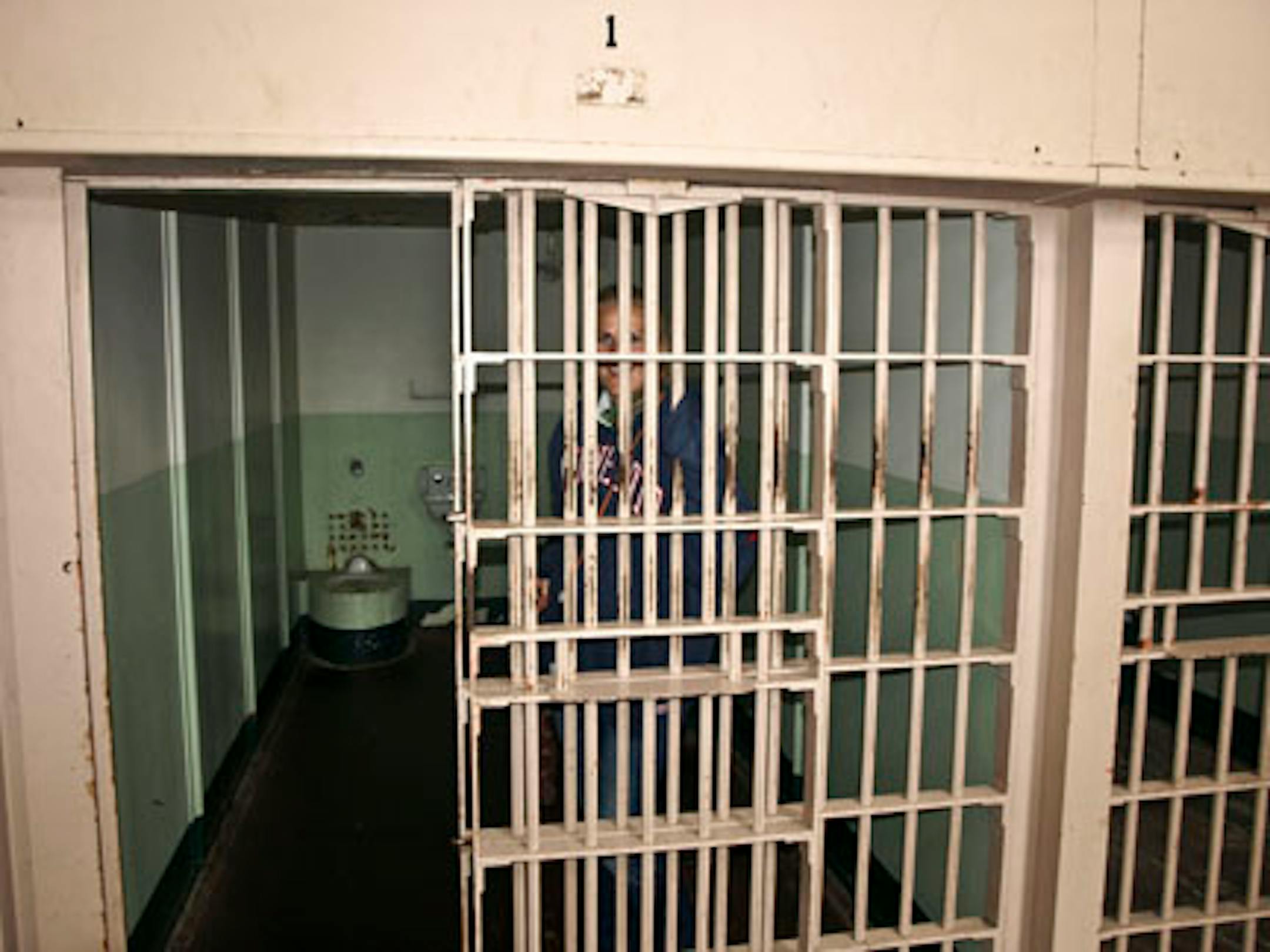 A typical Alcatraz Jail Cell - only 5 feet by 9 feet