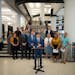 Minneapolis Mayor Jacob Frey was joined at a news conference Tuesday, June 6, 2023 at Dayton's by members of his newly formed "Vibrant Downtown Storef
