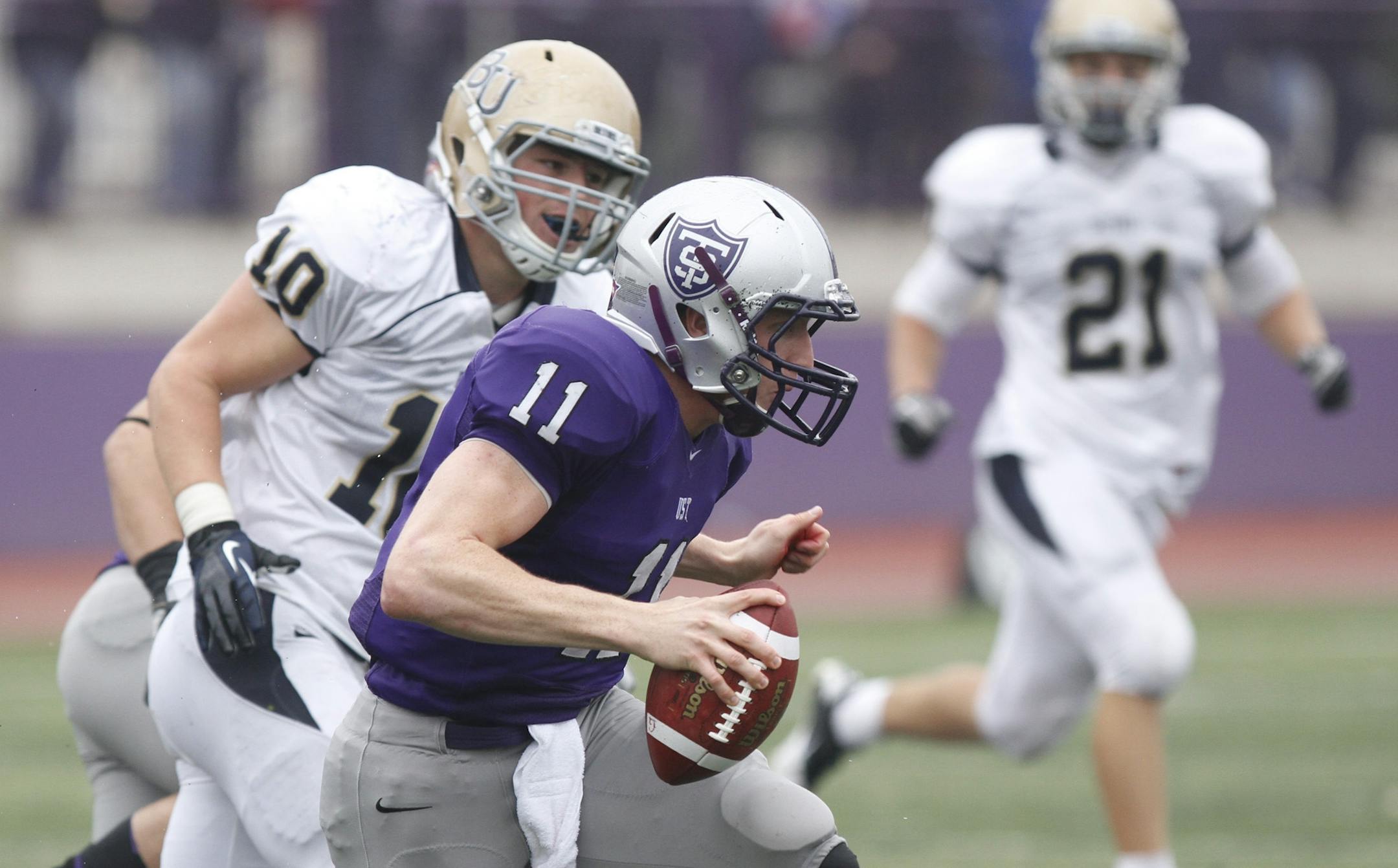 St. Thomas' quarterback Matt O'Connell