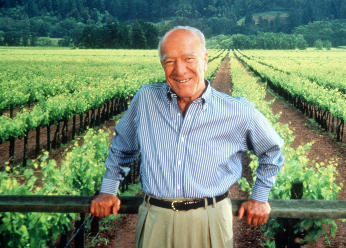 Robert Mondavi of Robert Mondavi Winery, 1998.