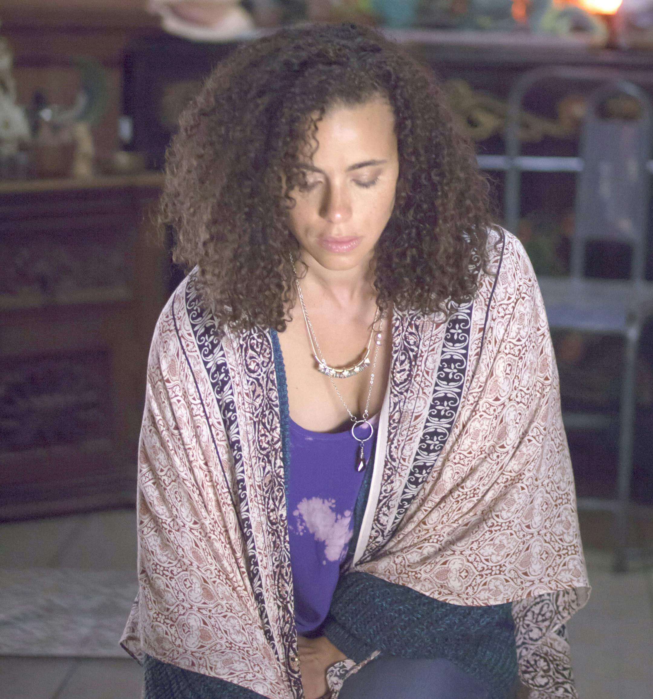 Parisa Fitz-Henley plays a witch in NBC's new fantasy series, "Midnight, Texas," which premieres next Monday. (NBC Universal) ORG XMIT: 1206459