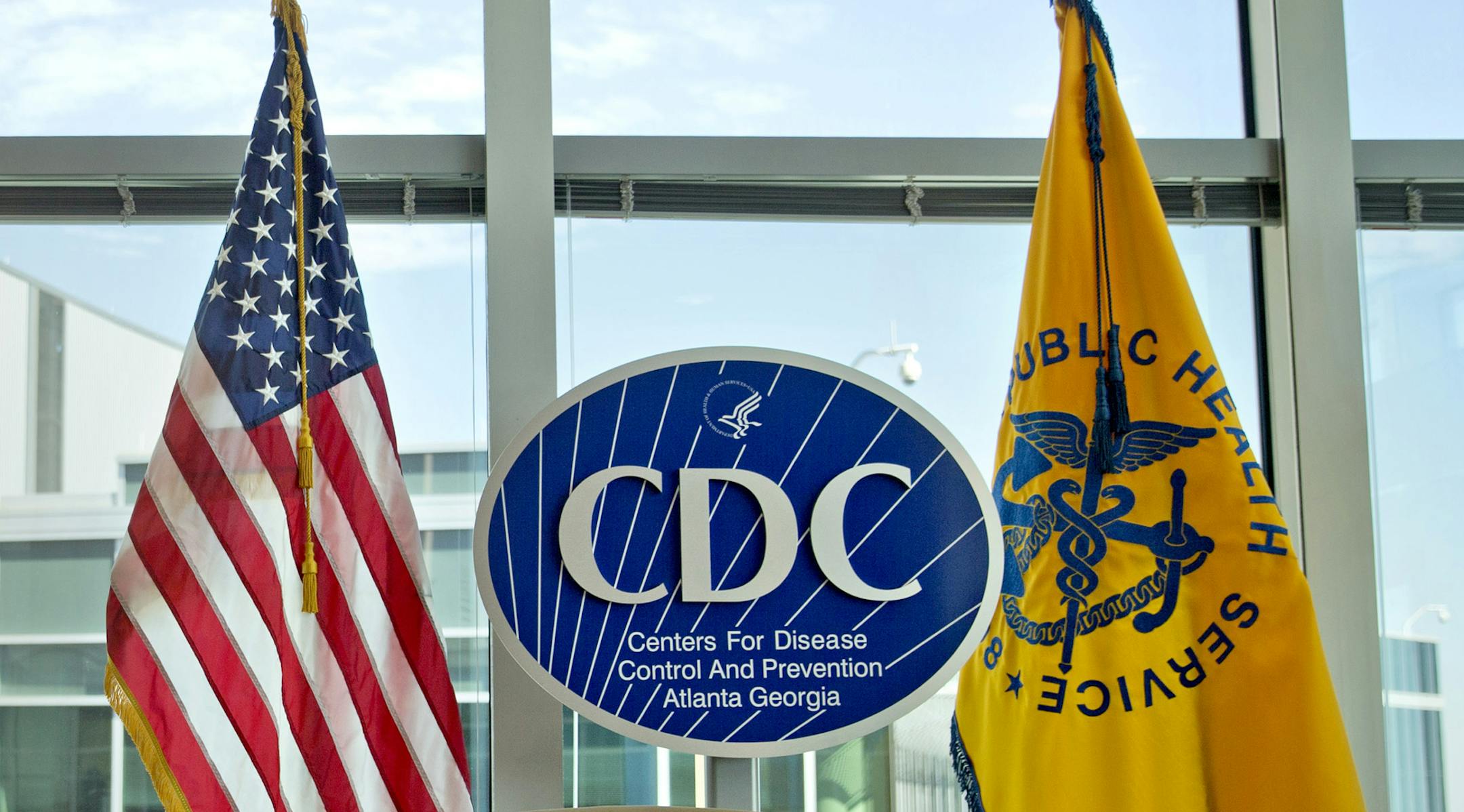 FILE - This Nov. 19, 2013 file photo shows a Centers for Disease Control and Prevention logo at the agency's federal headquarters in Atlanta. Reacting to a Friday, Dec. 15, 2017 story in The Washington Post, health leaders say they are alarmed that officials at the CDC, the nation's top public health agency, are being told not to use certain words or phrases in official budget documents, including "fetus," ''transgender" and "science-based." (AP Photo/David Goldman, File)