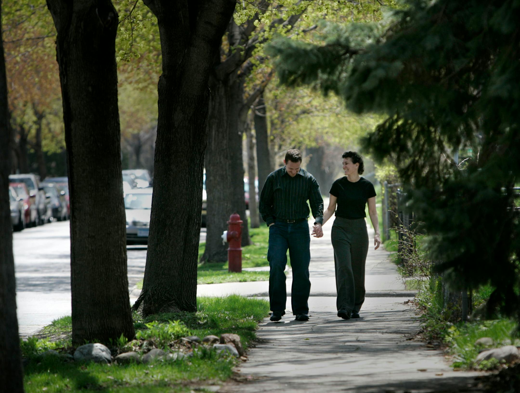 Alex Nelson, left, and Tamar Jackson