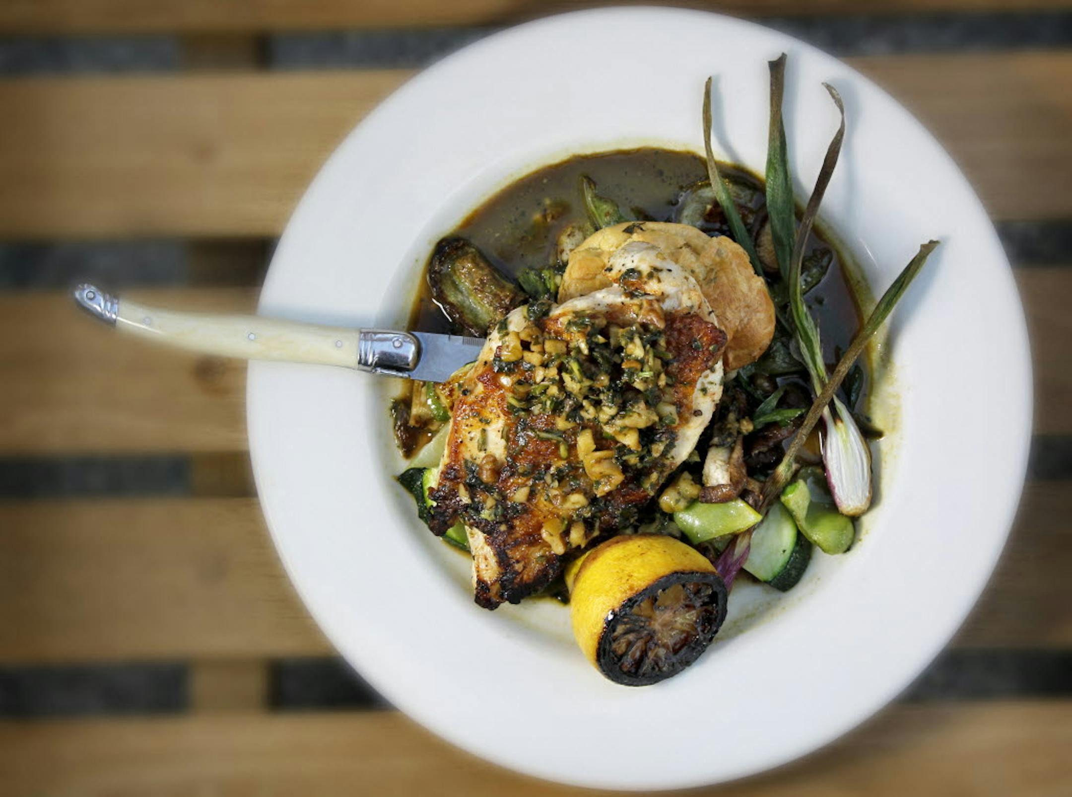 Wise Acre Eatery's chicken dinner.