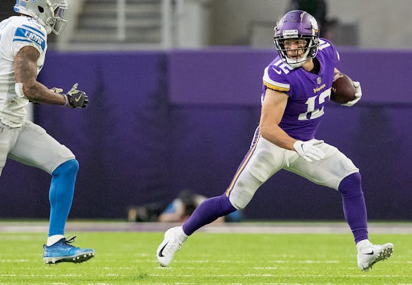 Offensive coordinator Kevin Stefanski says second-year Vikings receiver Chad Beebe has been "making a name for himself" in spring practices.