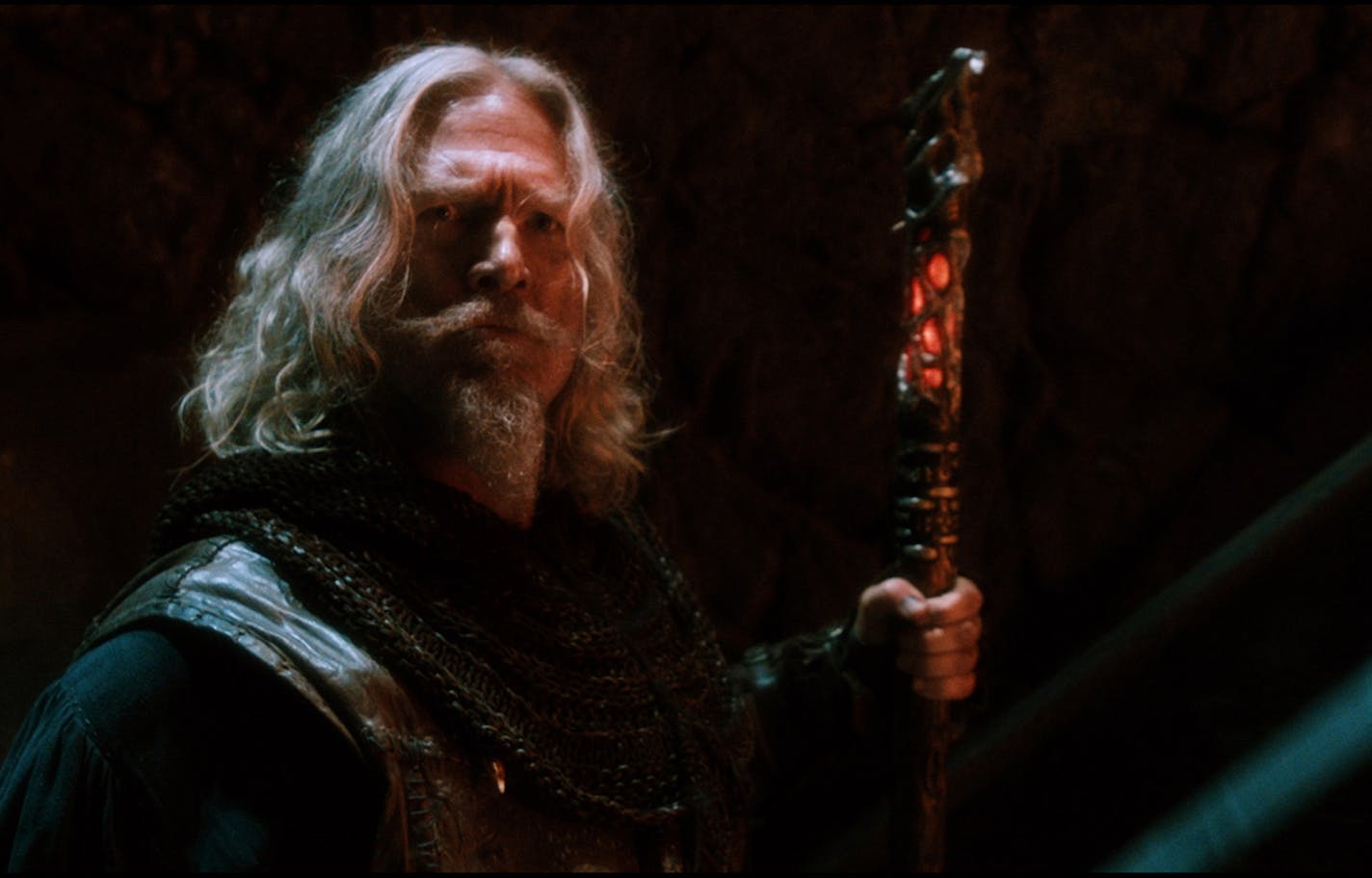 This image released by Universal Pictures shows Jeff Bridges in a scene from "Seventh Son." (AP Photo/Legendary Pictures and Universal Pictures) ORG XMIT: NYET325