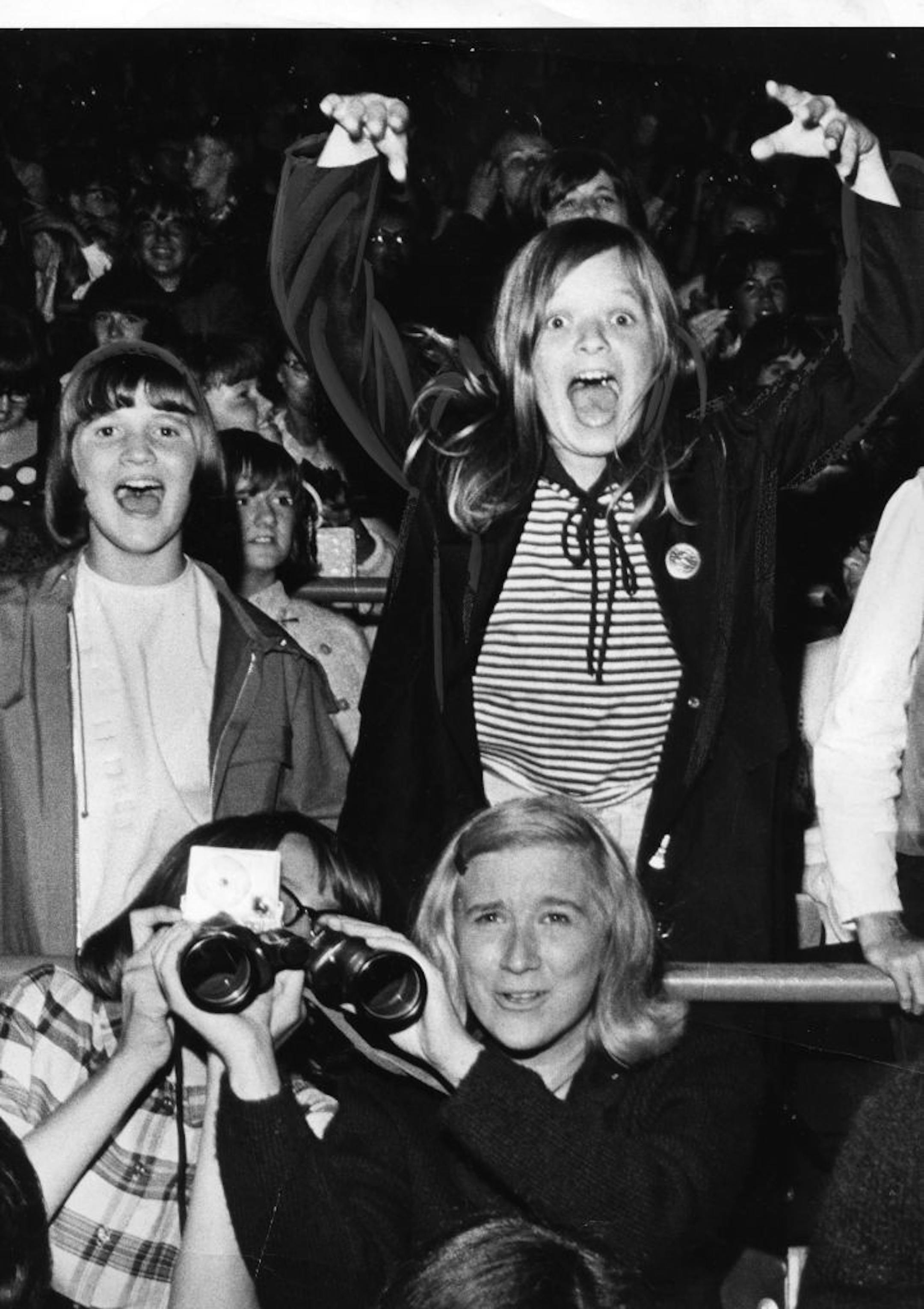 Beatles fans at Metropolitan Stadium, August 21,1965