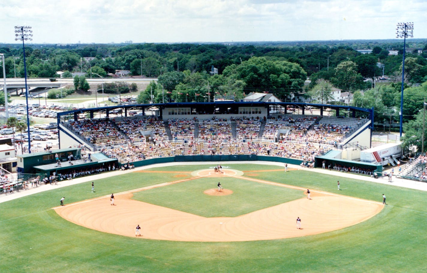 February 17, 1991 Tinker Field in Orlando had been the Twins' spring home for 54 years. The Twins might not be sad to leave Tinker Field, but the fans will miss them. Tinker field has been the spring training home for the Twins since 1936. That marriage will end next year when the Twins move the their new headquarters in fort Myers, Fla. April 5, 1990 Jeff Wheeler, Minneapolis Star Tribune