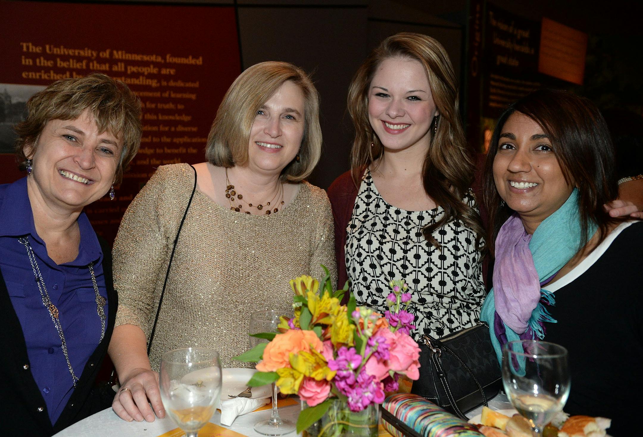 From left to right, Amplast Children's Hospital program directors, Karen Wendt and Dustine Meyer, Amplast Children's Hospital registered nurse, Sarah Dameron, Amplast Children's Hospital physican, Prachi Agarwala. ] (SPECIAL TO THE STAR TRIBUNE/BRE McGEE) **Karen Wendt (left), Dustine Meyer (center left), Sarah Dameron (center right), Prachi Agarwala (right)