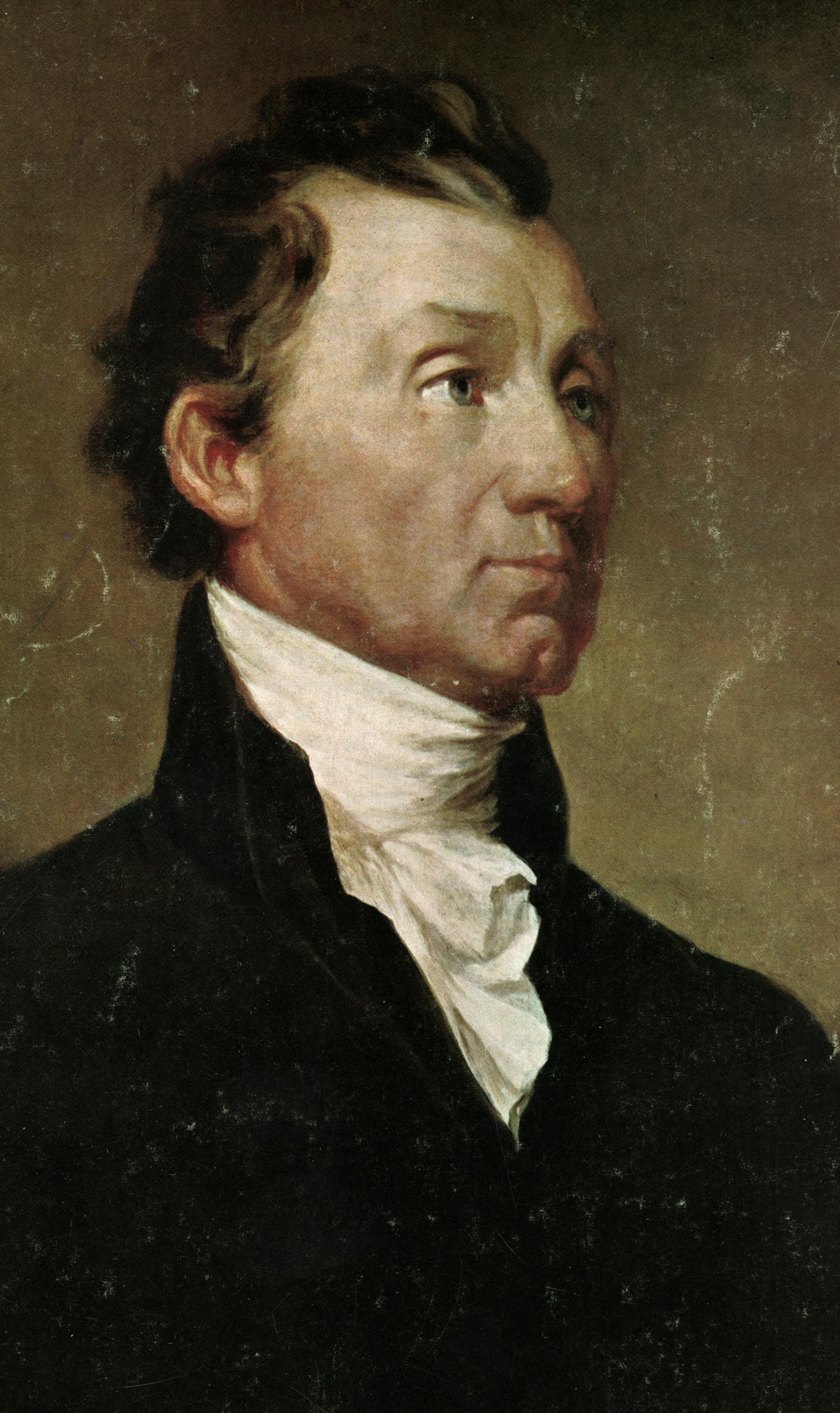 This is an undated photo of a portrait of U.S. President James Monroe. (AP Photo) ORG XMIT: APHS119