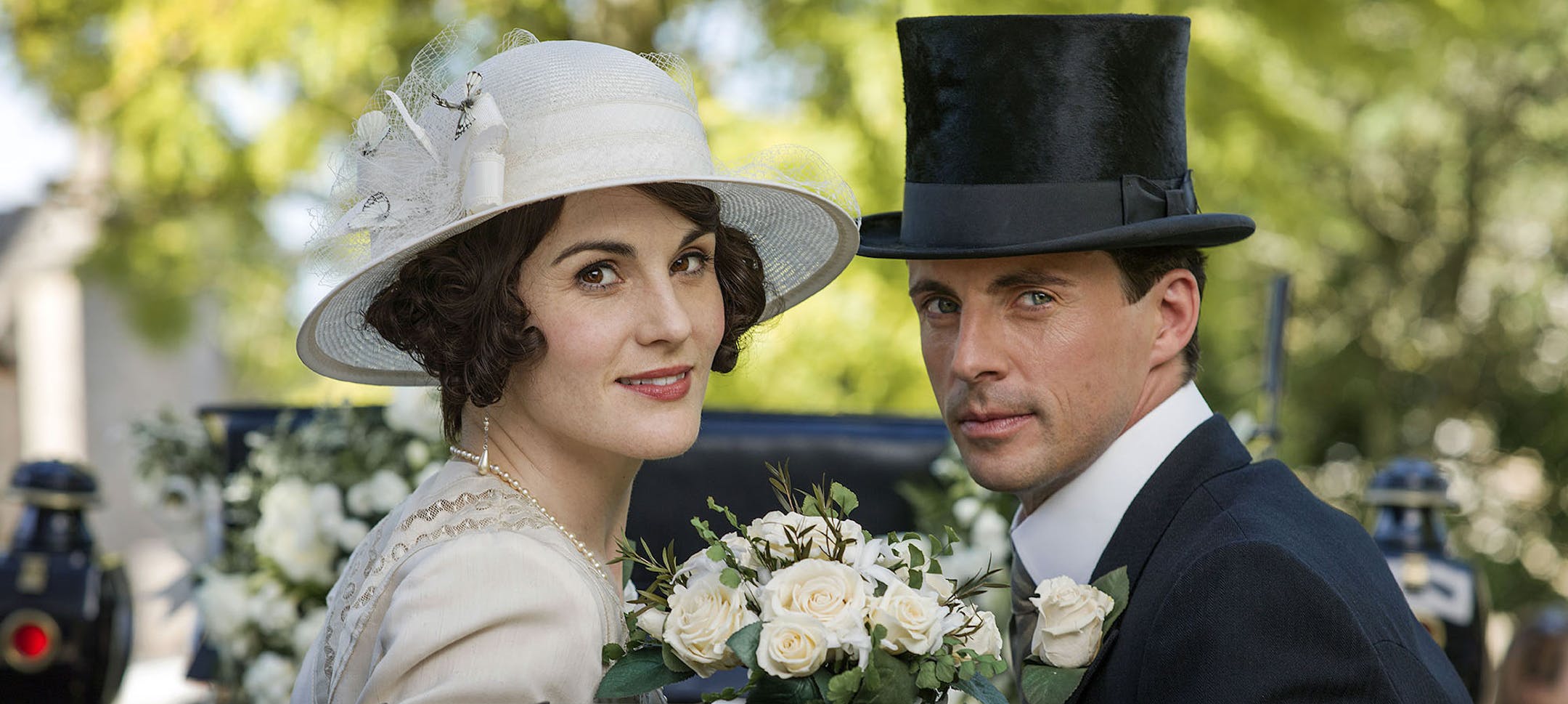 Downton Abbey, The Final Season MASTERPIECE on PBS Shown from left to right: Michelle Dockery as Lady Mary and Matthew Goode as Henry Talbot (C) Nick Briggs/Carnival Film & Television Limited 2015 for MASTERPIECE