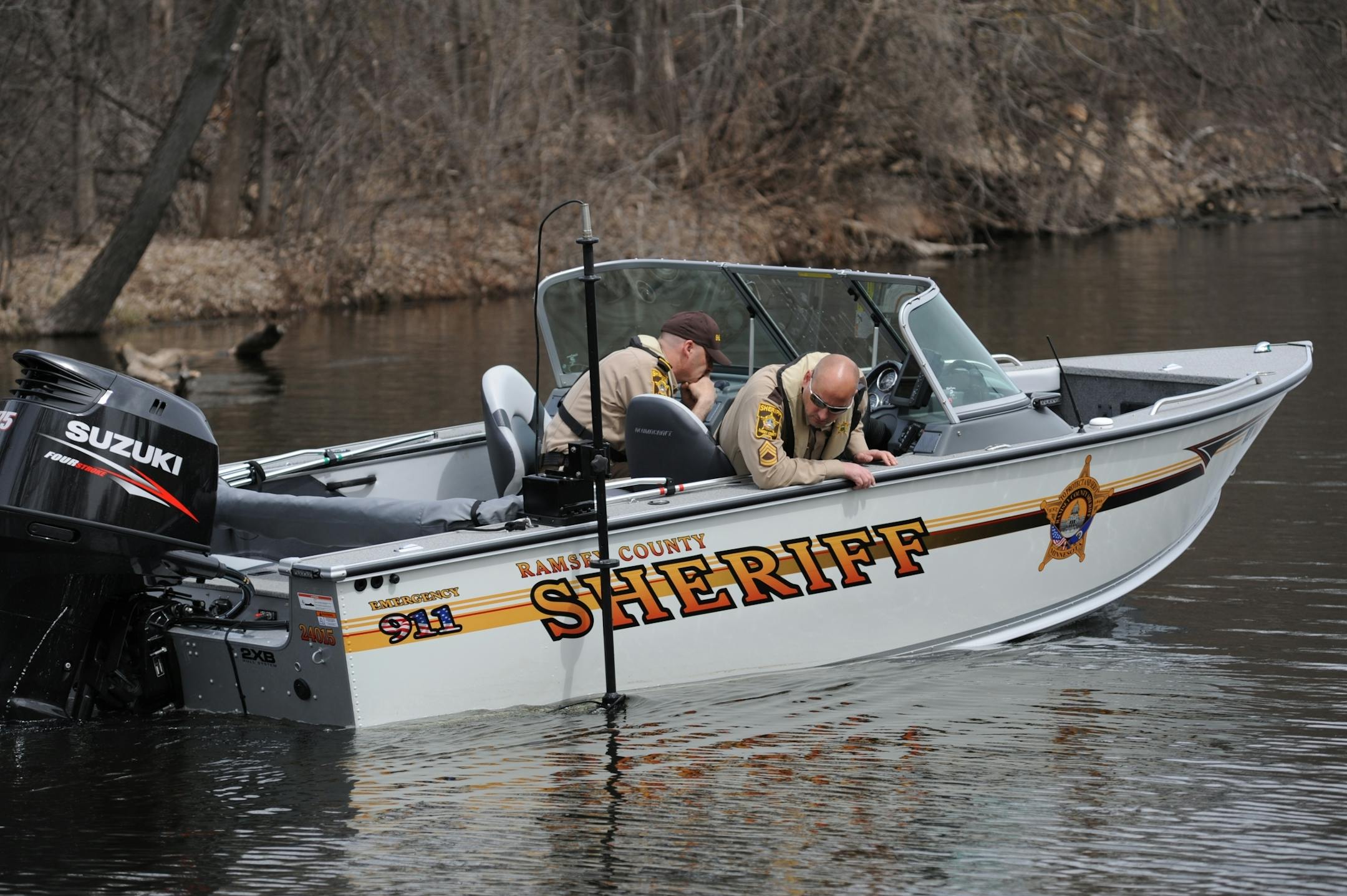 Authorities were out again at Keller Lake on Tuesday afternoon in search of Kira Trevino. Today was the fist day the Ramsey County Sheriffs Water Patrol has searched the lake for Kira Trevino's body.