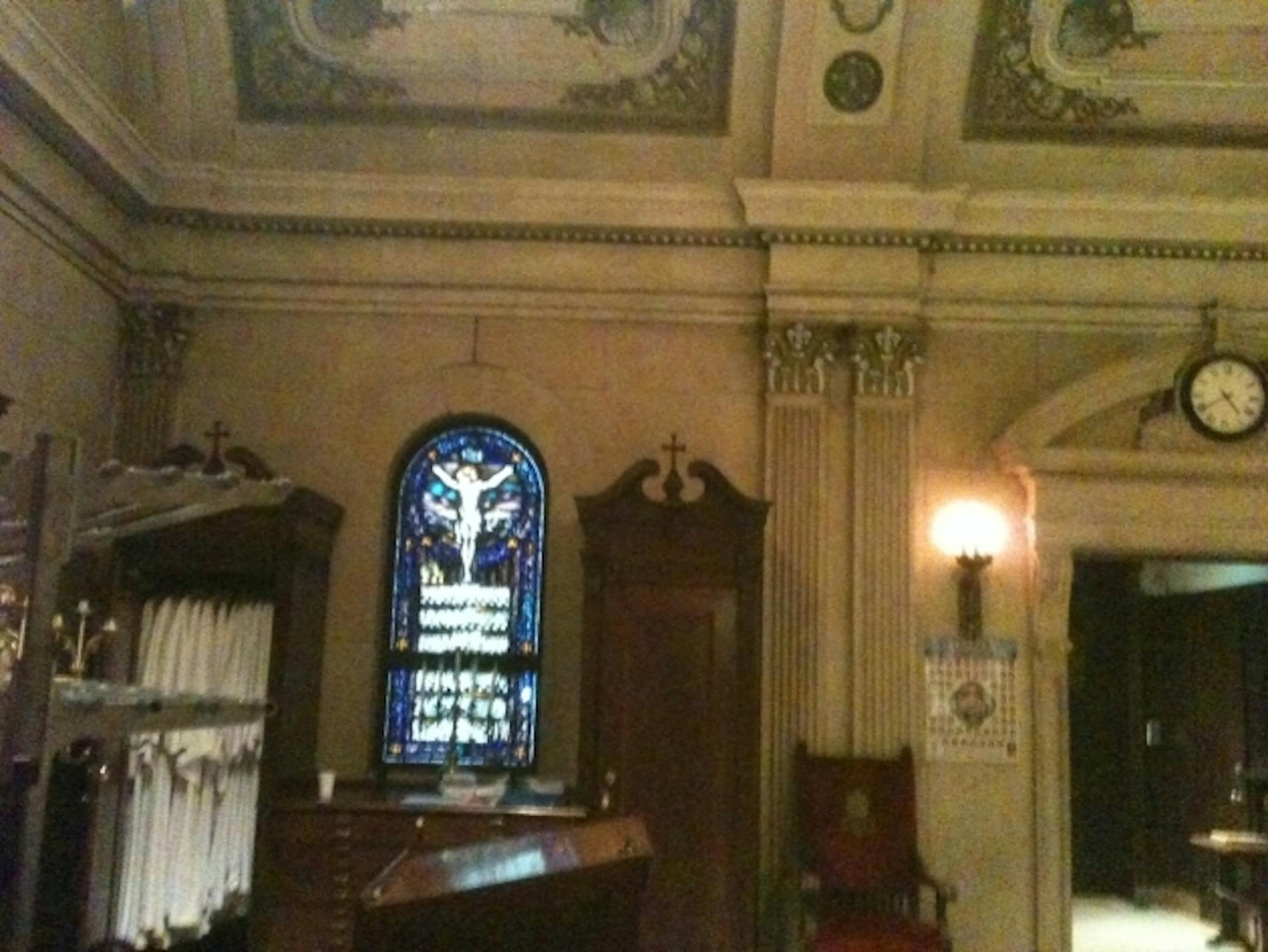 The sacristy