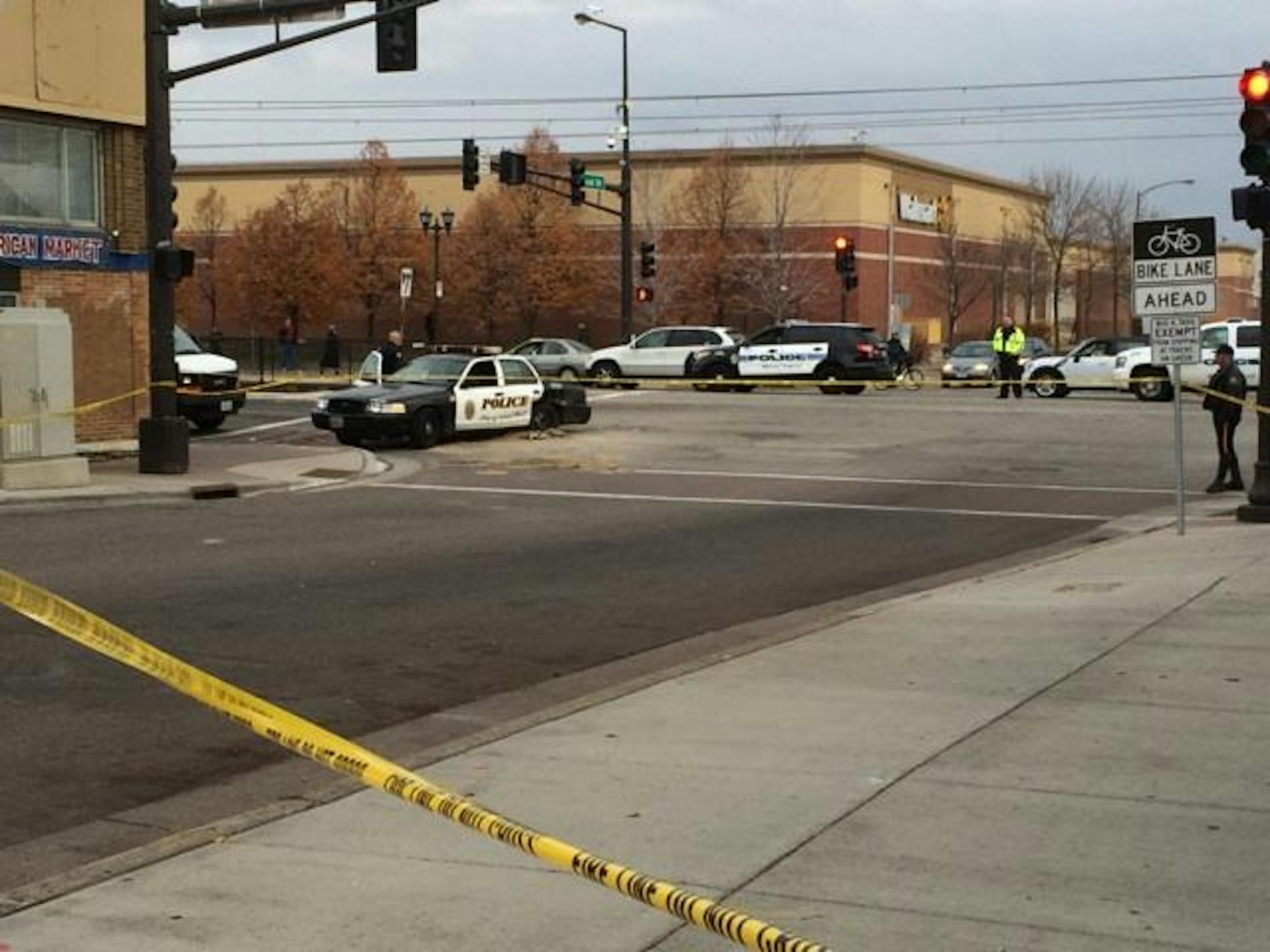 An eastbound Green Line light rail train was involved in a collision Monday afternoon in St. Paul with a police car, disrupting service, officials said. No injuries have been reported. The collision occurred near Pascal Street.