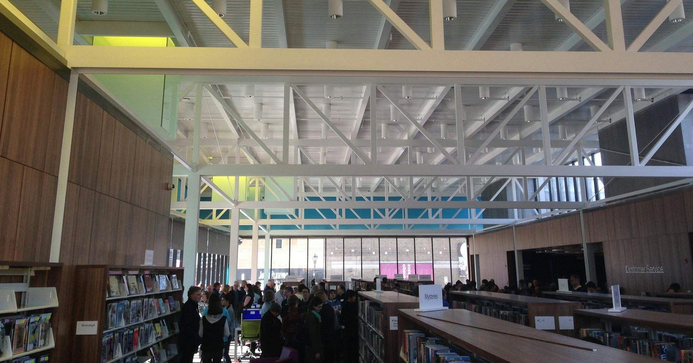 Uptown's Walker Library reborn – above ground