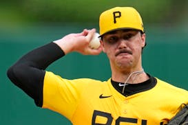 Pittsburgh pitcher Paul Skenes delivers against the New York Mets on Friday.