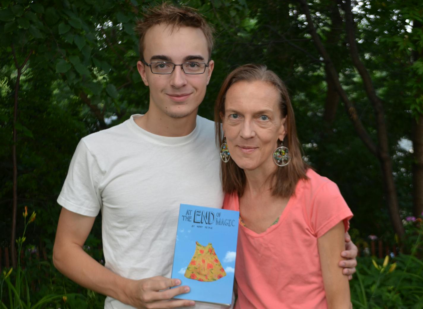 Provided photo The magic started when Stryker Thompson, 18, decided to surprise his mom, Mary Petrie, by getting her book published.