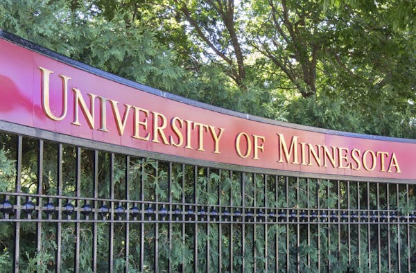 MINNEAPOLIS/USA - July 23: Entrance to the campus of the University of Minnesota. The University of Minnesota is a university in Minneapolis and St. P
