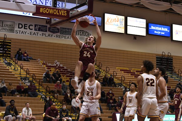 Parker Fox led Northern State in scoring the past two seasons. This season, he averaged 22.3 points and 9.9 rebounds per game.